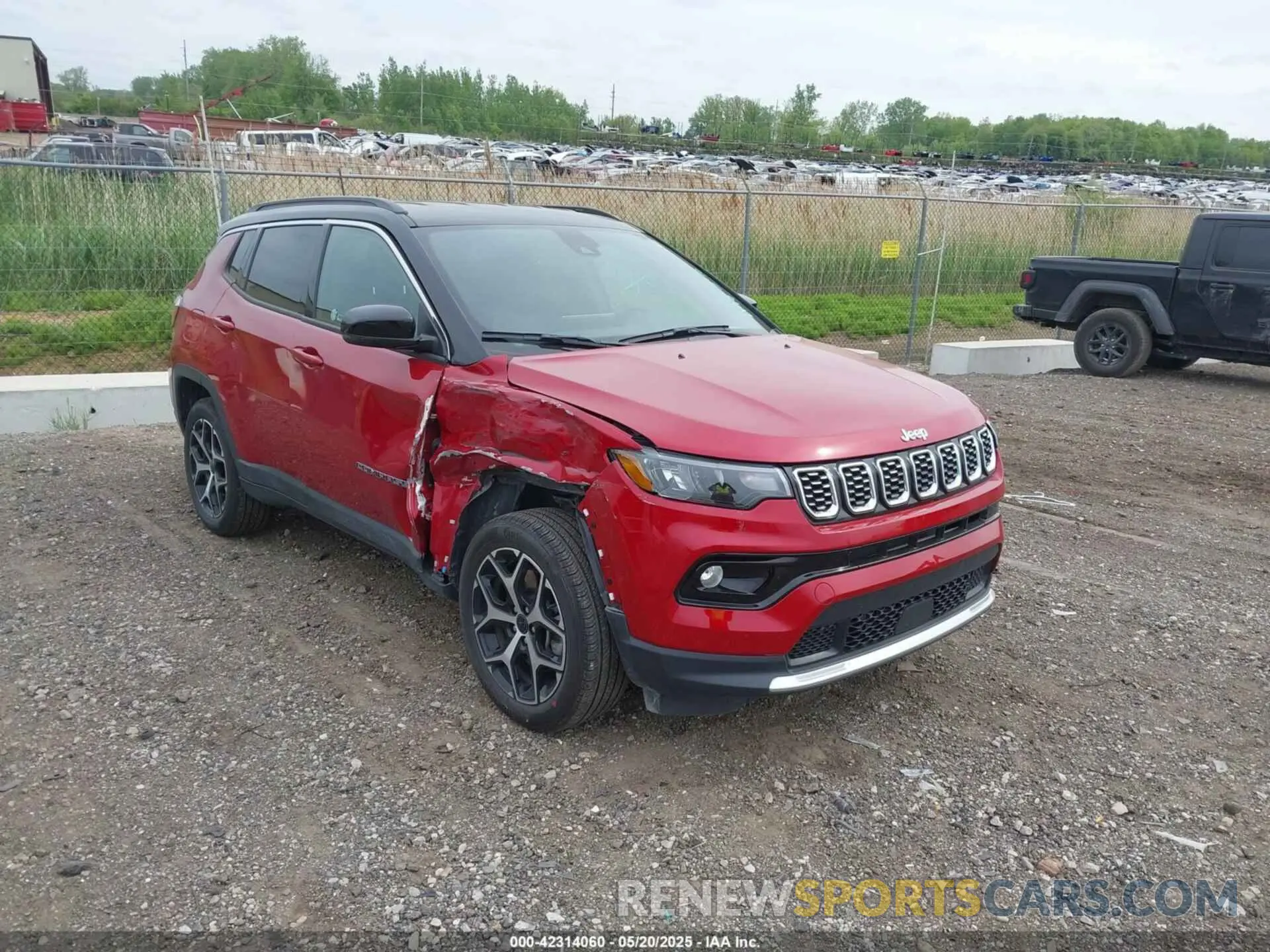 1 fotografías del automóvil dañado 3C4NJDCN7ST545247 JEEP COMPASS 2025