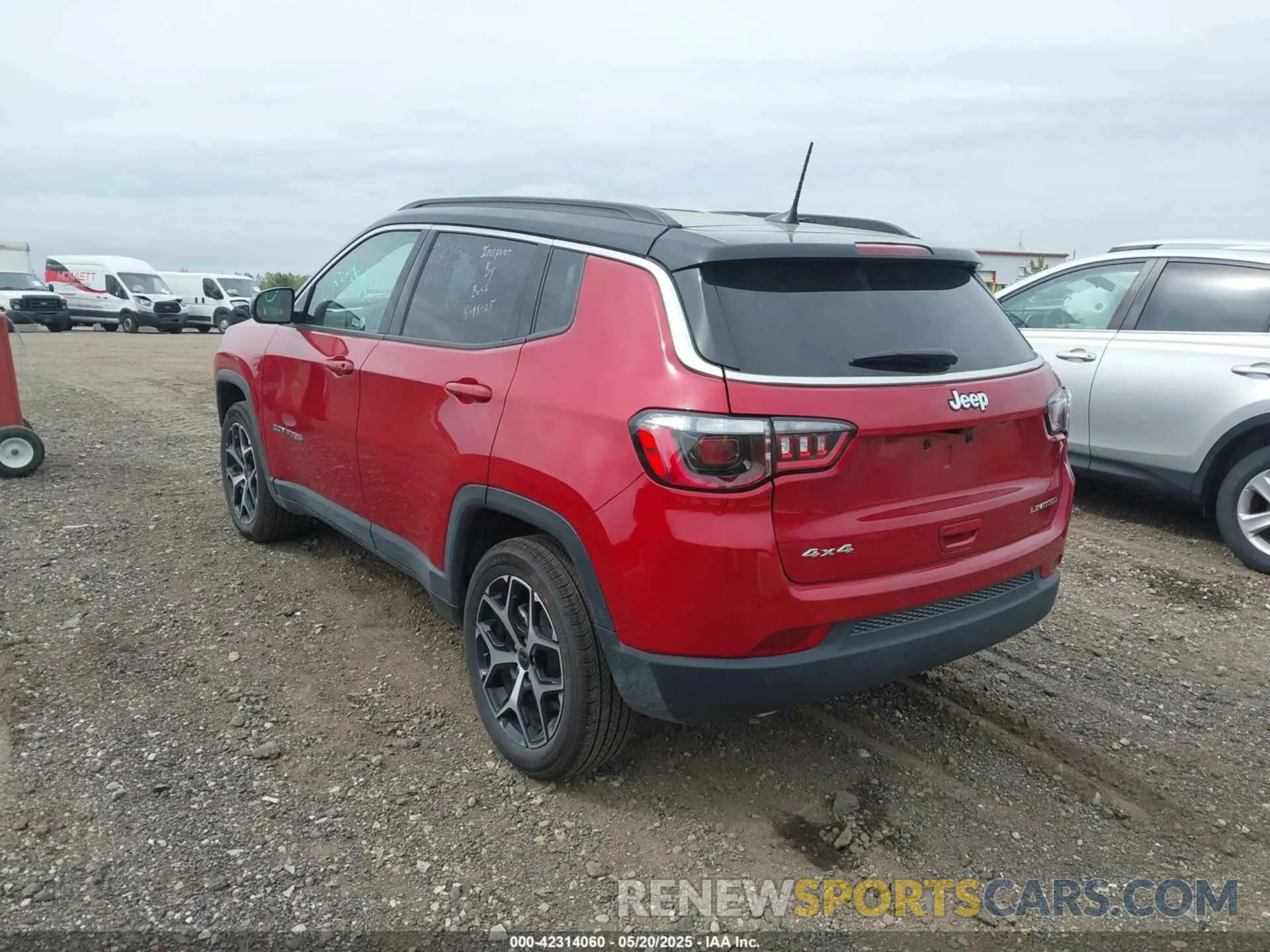3 fotografías del automóvil dañado 3C4NJDCN7ST545247 JEEP COMPASS 2025