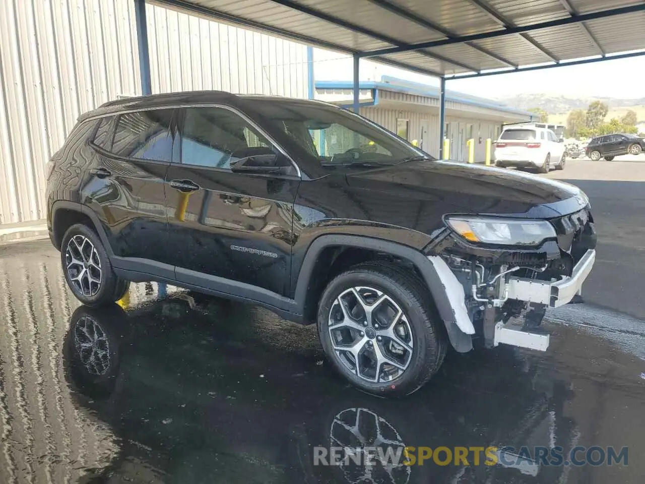 4 fotografías del automóvil dañado 3C4NJDCN7ST578443 JEEP COMPASS 2025