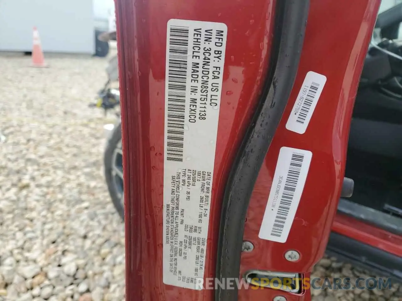 14 fotografías del automóvil dañado 3C4NJDCN8ST511138 JEEP COMPASS 2025