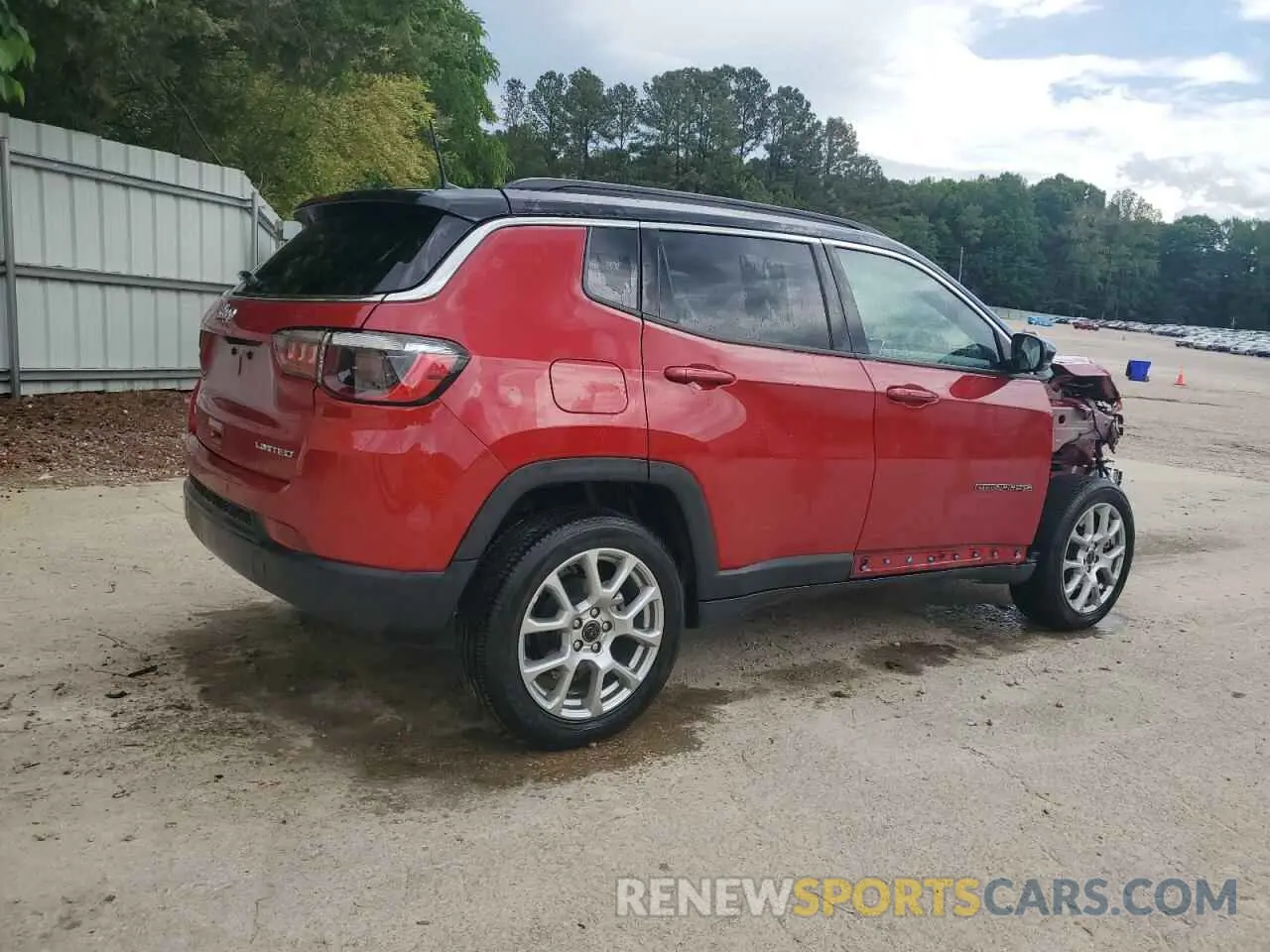 3 fotografías del automóvil dañado 3C4NJDCN8ST513309 JEEP COMPASS 2025