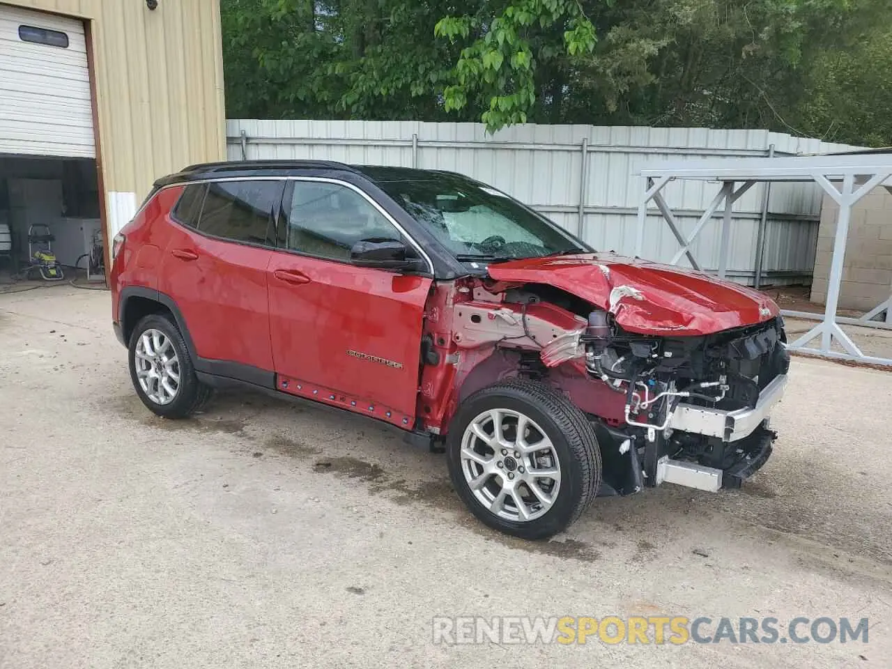 4 fotografías del automóvil dañado 3C4NJDCN8ST513309 JEEP COMPASS 2025