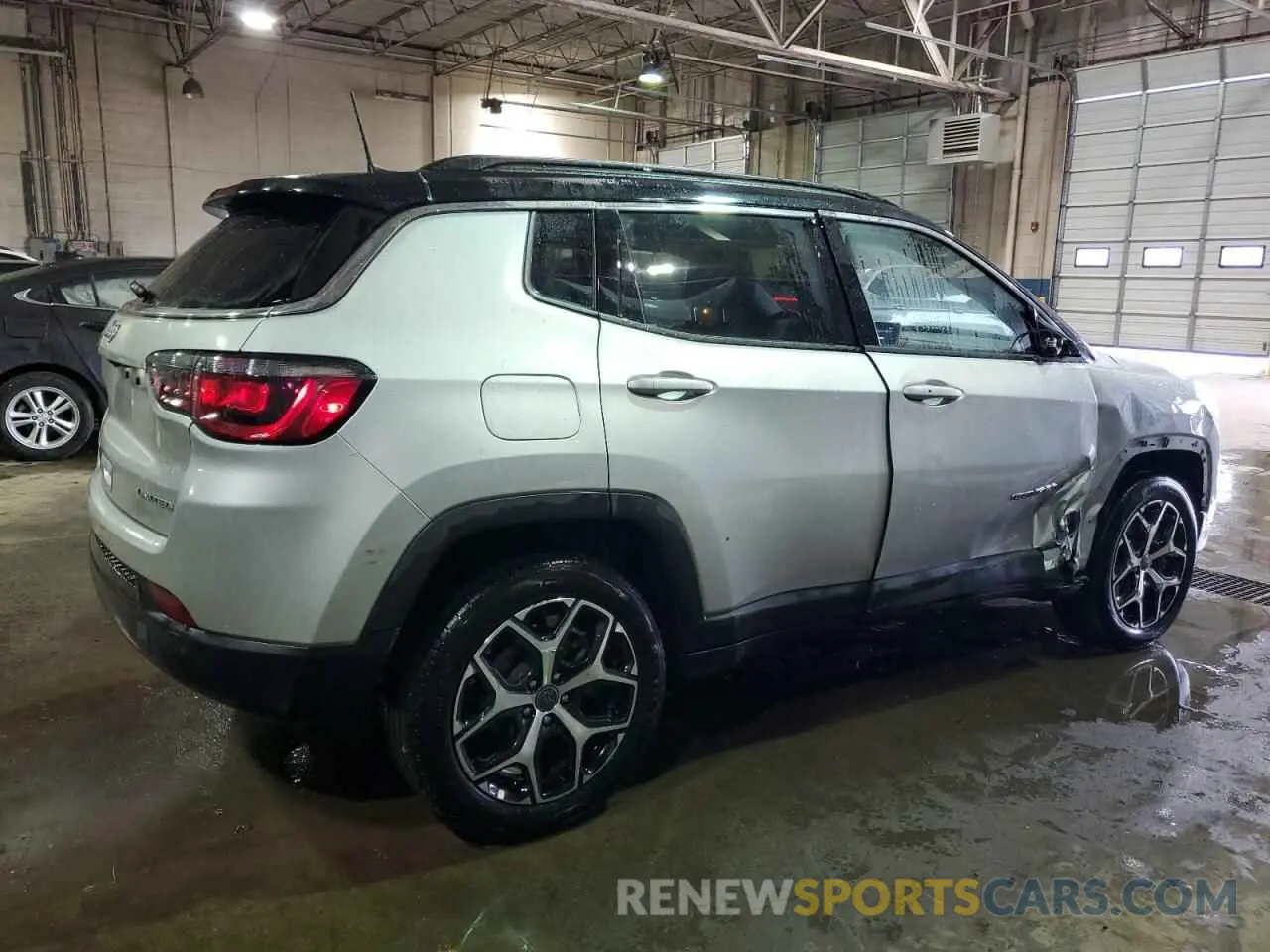 3 fotografías del automóvil dañado 3C4NJDCN8ST523659 JEEP COMPASS 2025