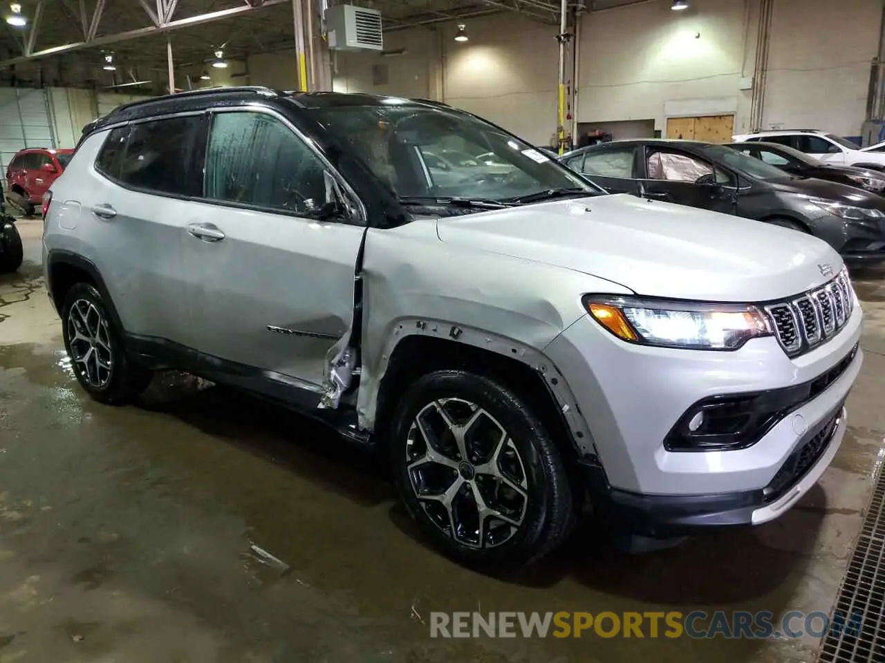 4 fotografías del automóvil dañado 3C4NJDCN8ST523659 JEEP COMPASS 2025