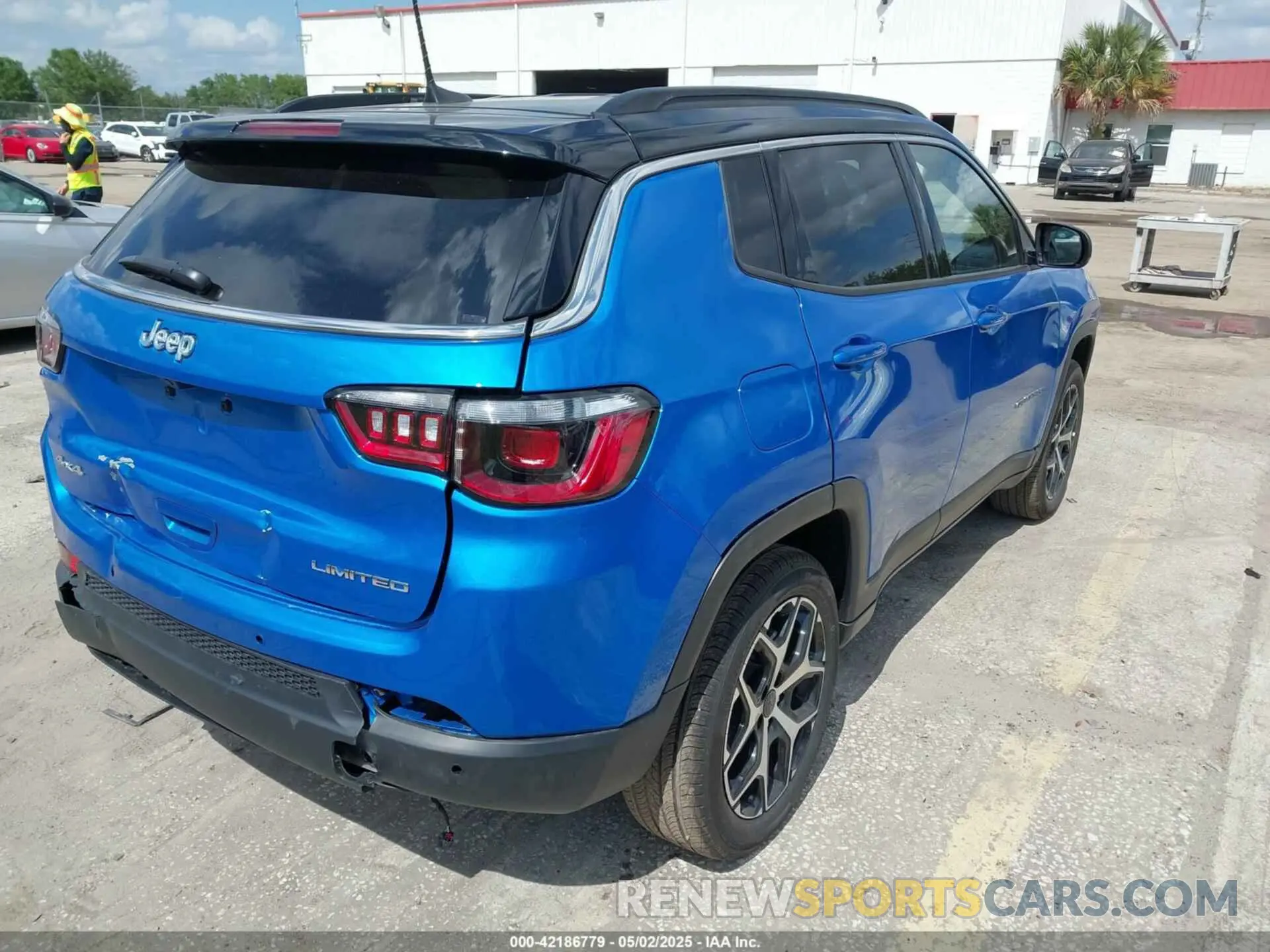 4 fotografías del automóvil dañado 3C4NJDCNXST549907 JEEP COMPASS 2025