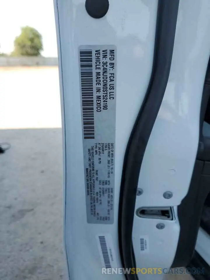 13 fotografías del automóvil dañado 3C4NJDDN0ST524190 JEEP COMPASS 2025