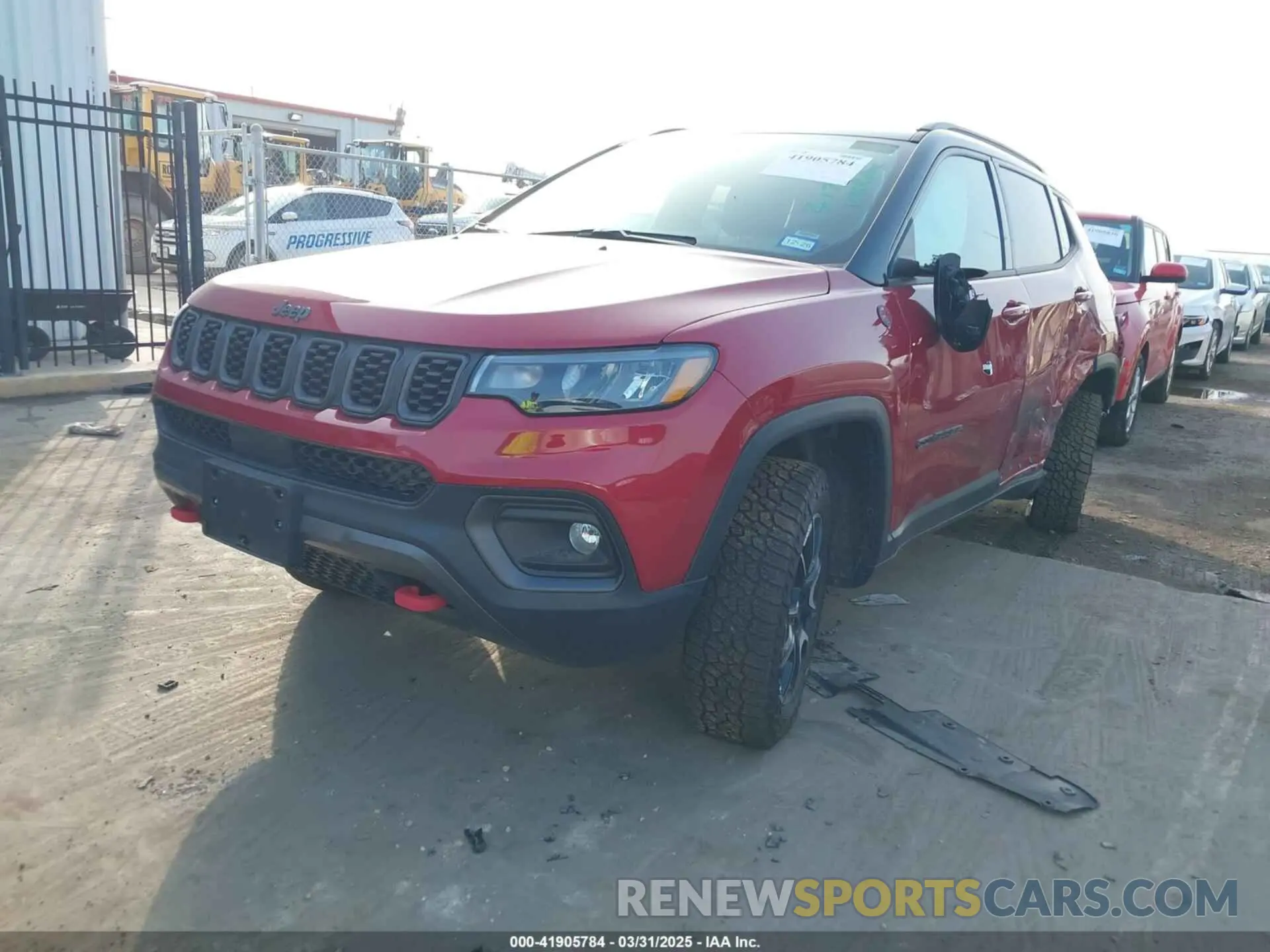 2 fotografías del automóvil dañado 3C4NJDDN0ST551132 JEEP COMPASS 2025
