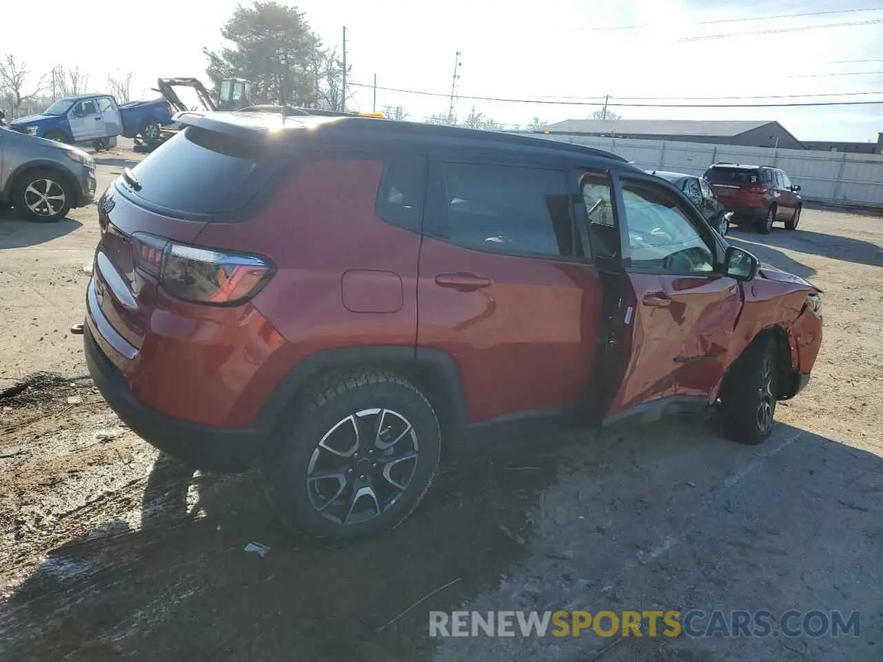 3 fotografías del automóvil dañado 3C4NJDDN6ST543357 JEEP COMPASS 2025