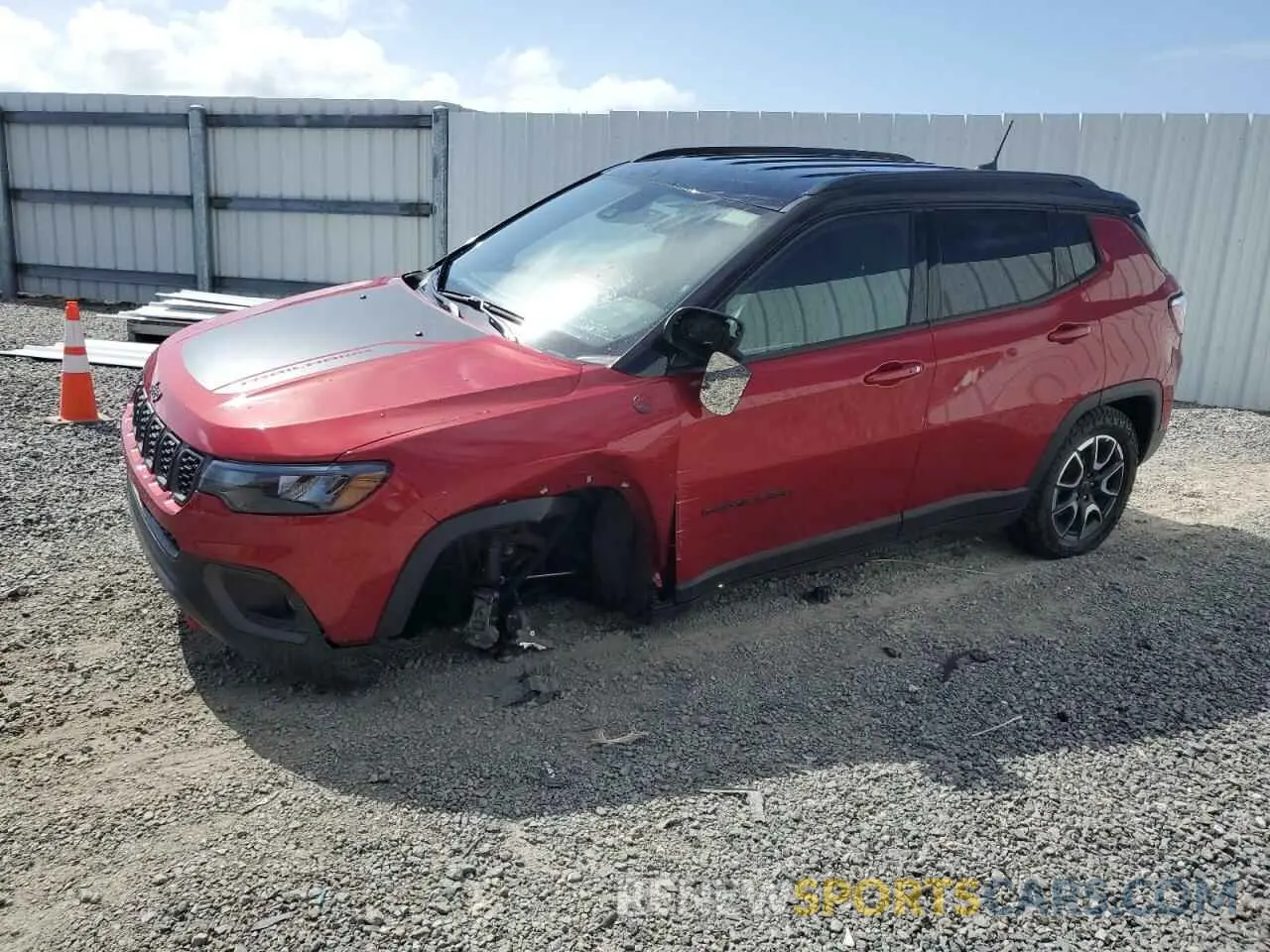 1 fotografías del automóvil dañado 3C4NJDDN7ST536658 JEEP COMPASS 2025