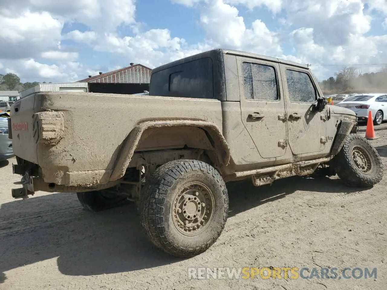 3 fotografías del automóvil dañado 1C6HJTAG0LL168969 JEEP GLADIATOR 2020