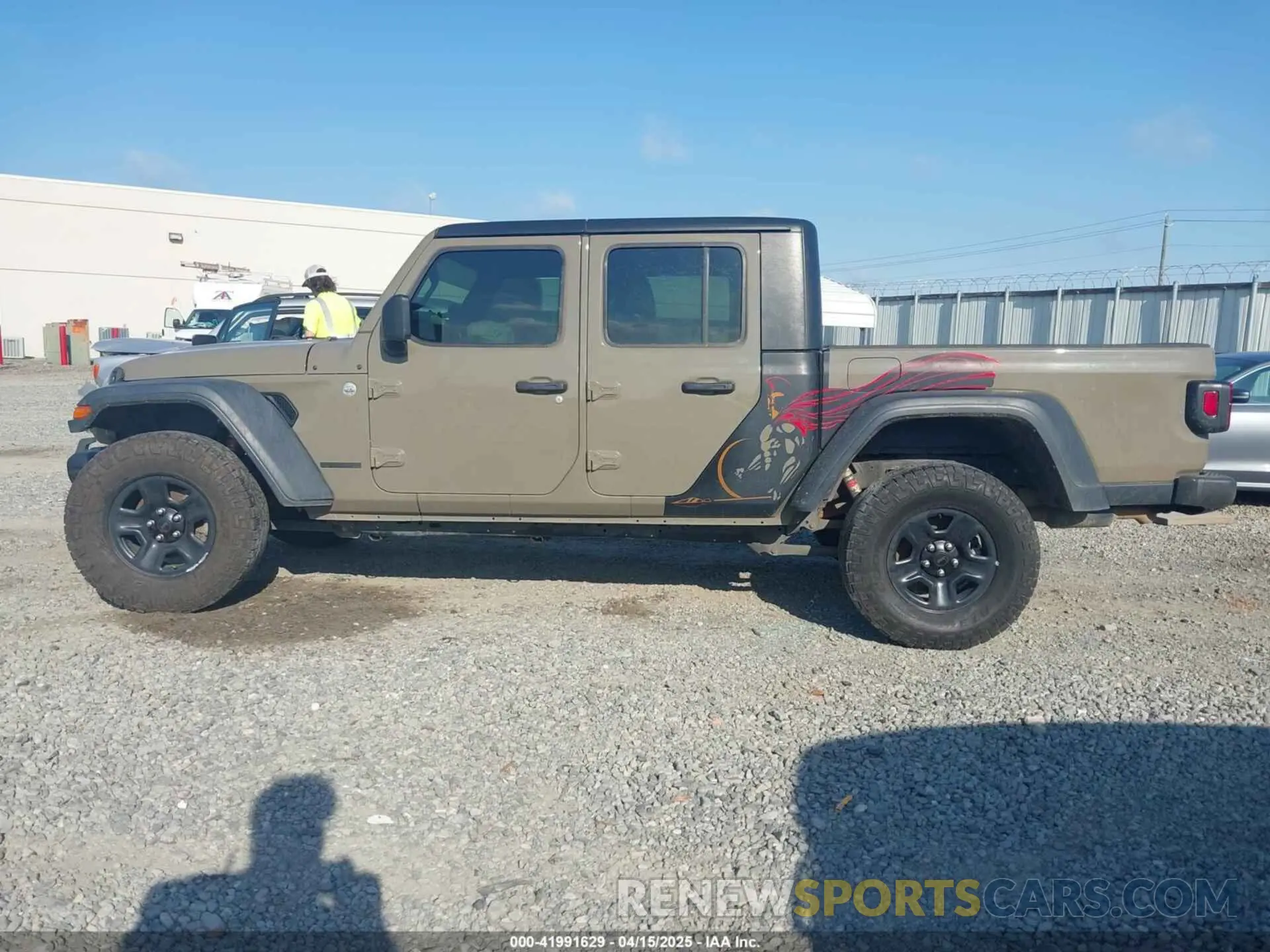 14 fotografías del automóvil dañado 1C6HJTAG0LL216406 JEEP GLADIATOR 2020
