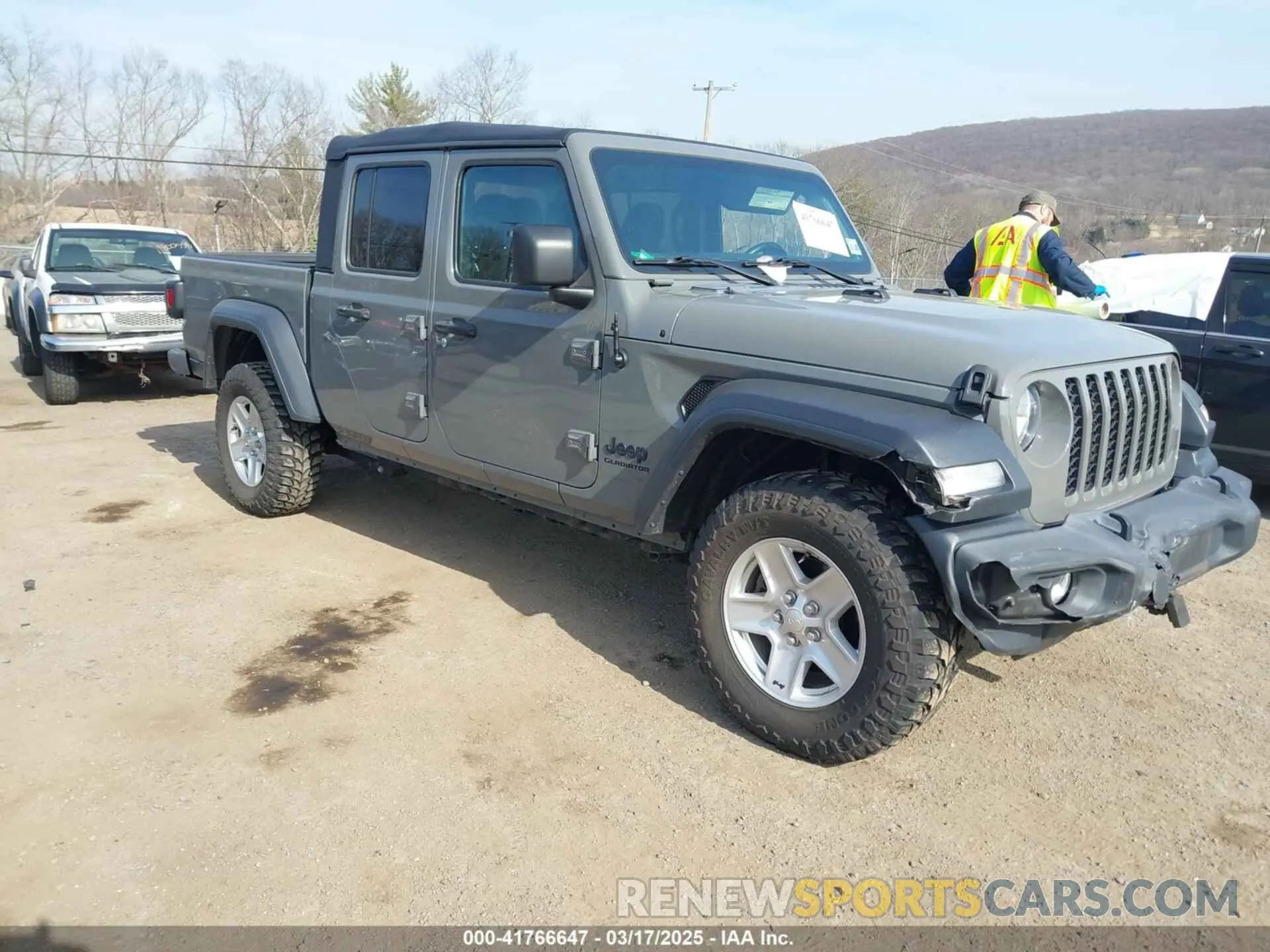 1 fotografías del automóvil dañado 1C6HJTAG2LL157701 JEEP GLADIATOR 2020