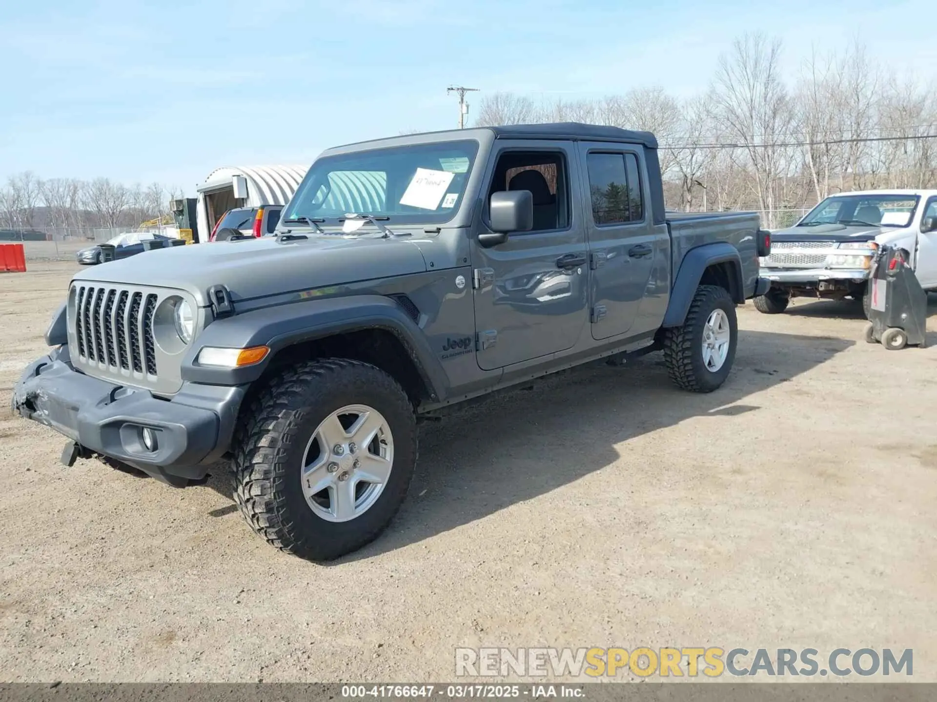 2 fotografías del automóvil dañado 1C6HJTAG2LL157701 JEEP GLADIATOR 2020
