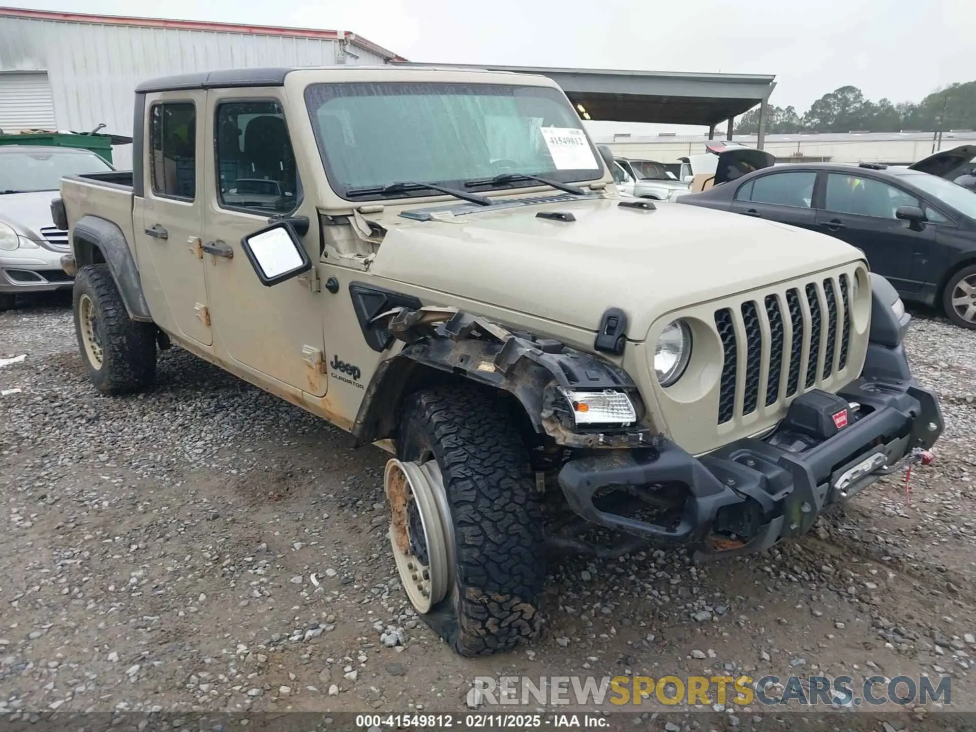 1 fotografías del automóvil dañado 1C6HJTAG2LL184767 JEEP GLADIATOR 2020
