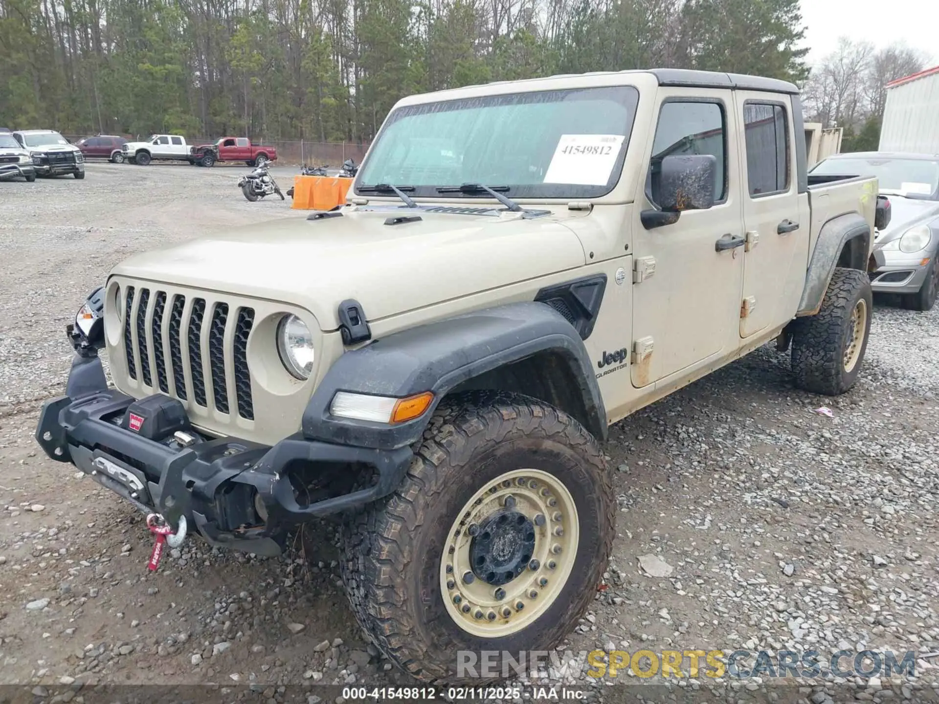 2 fotografías del automóvil dañado 1C6HJTAG2LL184767 JEEP GLADIATOR 2020