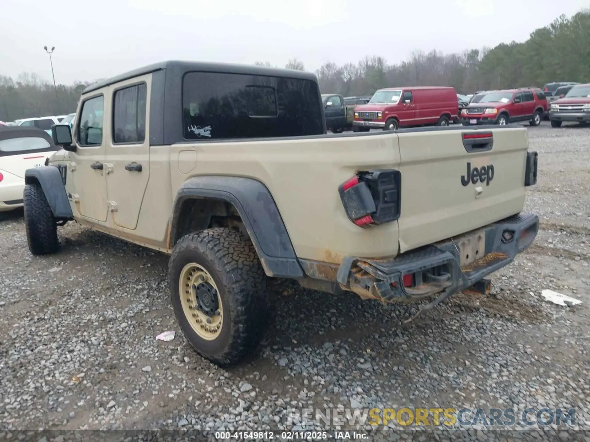 3 fotografías del automóvil dañado 1C6HJTAG2LL184767 JEEP GLADIATOR 2020