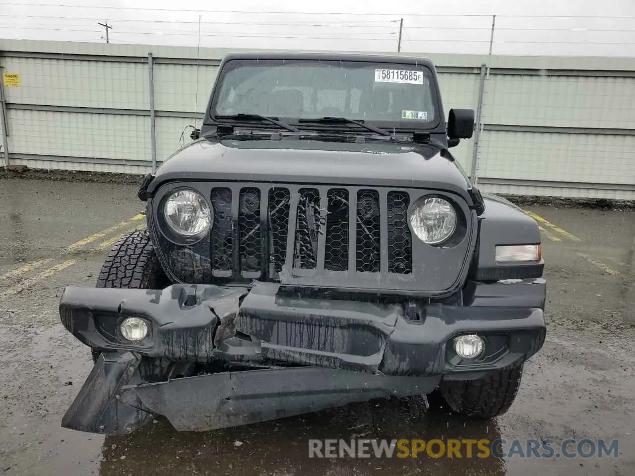5 fotografías del automóvil dañado 1C6HJTAG2LL187328 JEEP GLADIATOR 2020