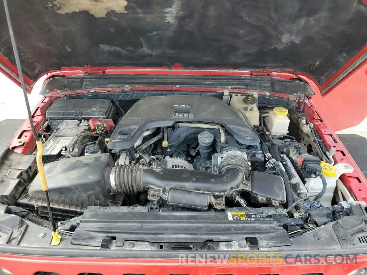 11 fotografías del automóvil dañado 1C6HJTAG3LL147811 JEEP GLADIATOR 2020