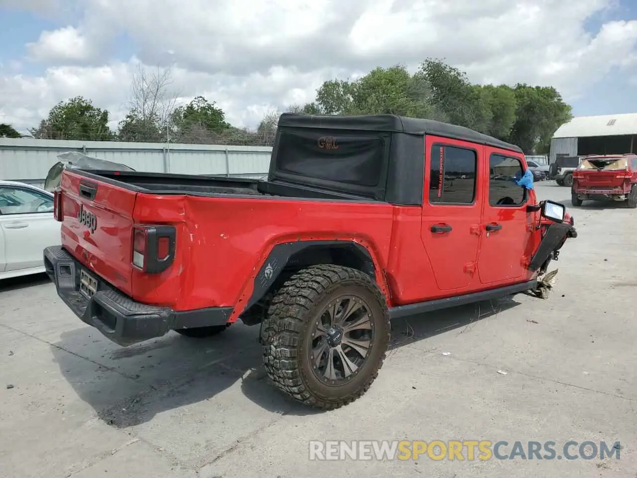 3 fotografías del automóvil dañado 1C6HJTAG3LL147811 JEEP GLADIATOR 2020