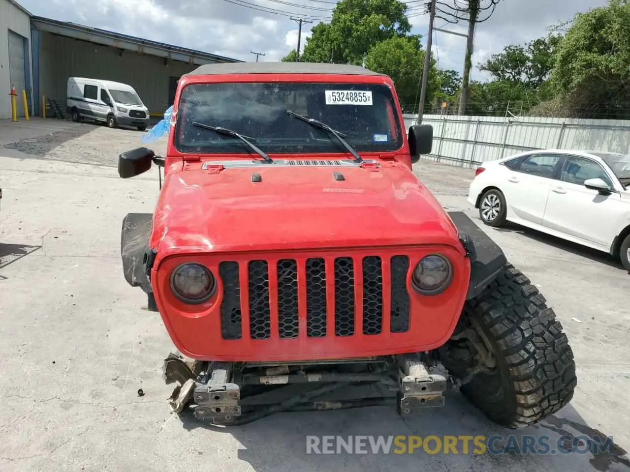 5 fotografías del automóvil dañado 1C6HJTAG3LL147811 JEEP GLADIATOR 2020