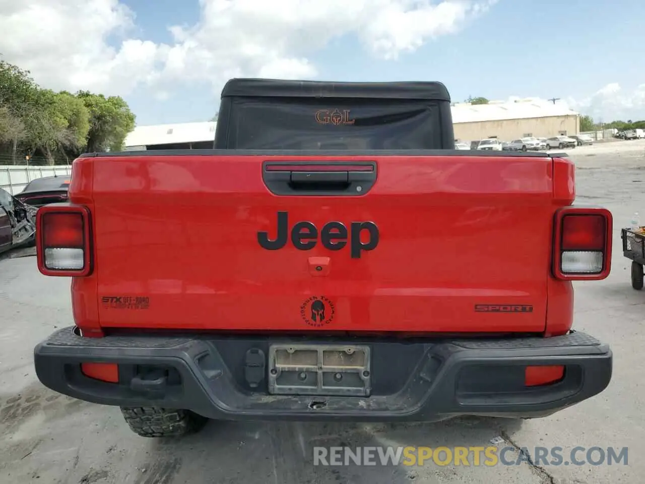 6 fotografías del automóvil dañado 1C6HJTAG3LL147811 JEEP GLADIATOR 2020