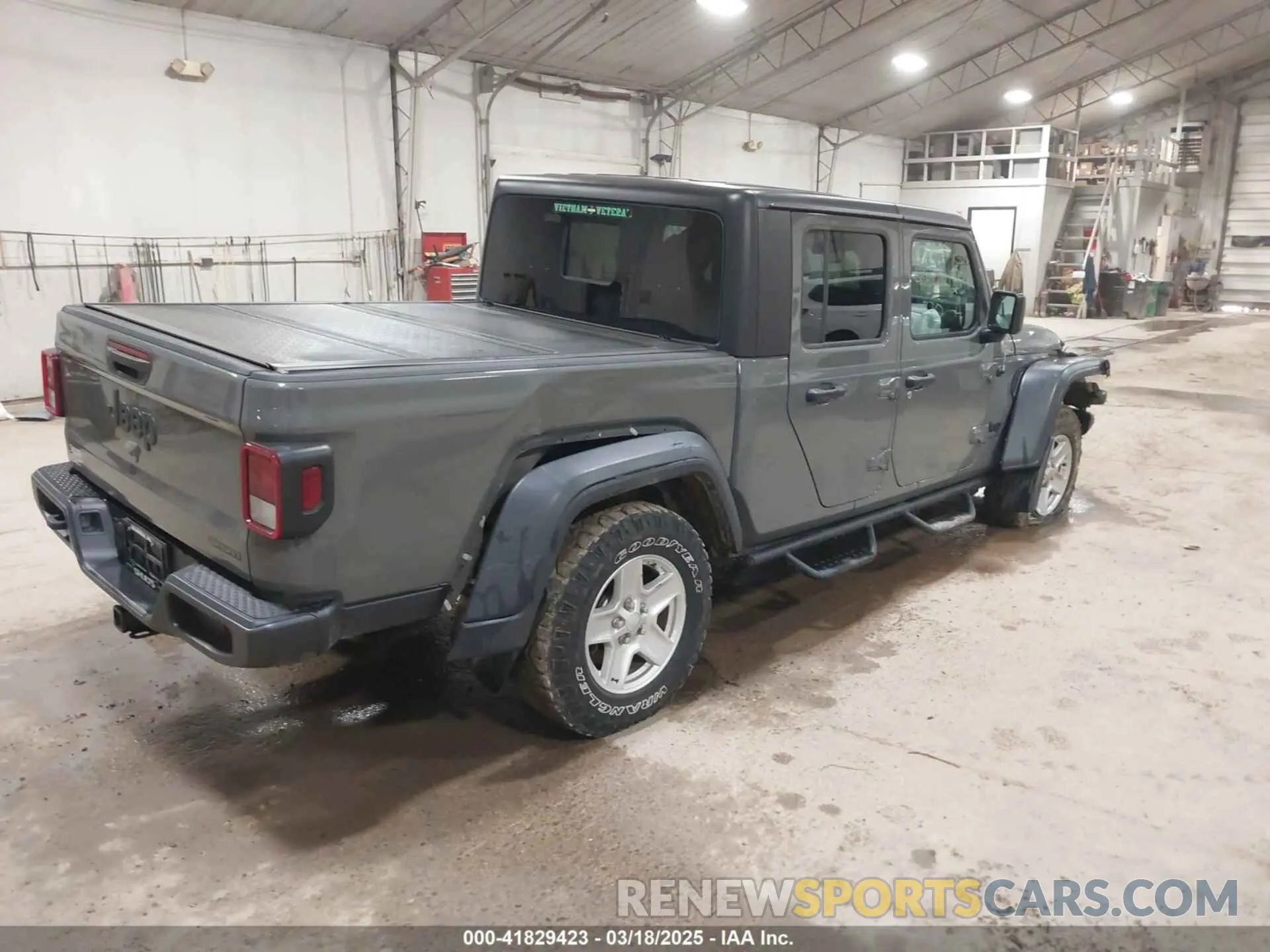 4 fotografías del automóvil dañado 1C6HJTAG4LL143864 JEEP GLADIATOR 2020