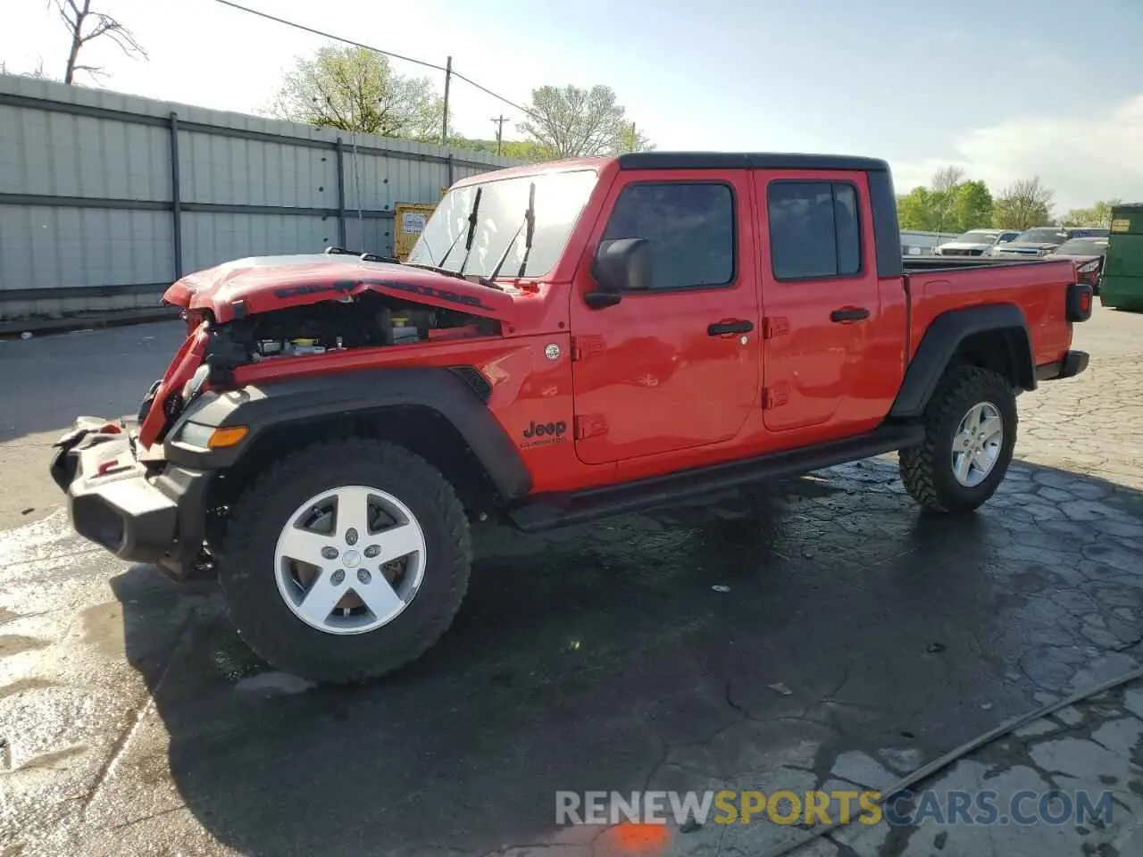 1 fotografías del automóvil dañado 1C6HJTAG4LL162110 JEEP GLADIATOR 2020