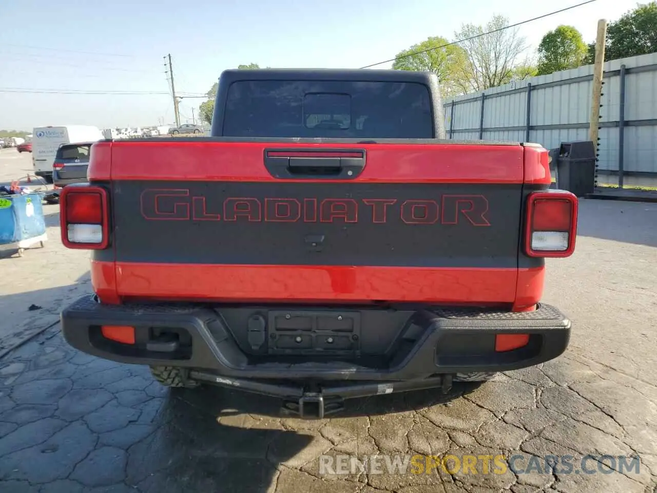6 fotografías del automóvil dañado 1C6HJTAG4LL162110 JEEP GLADIATOR 2020