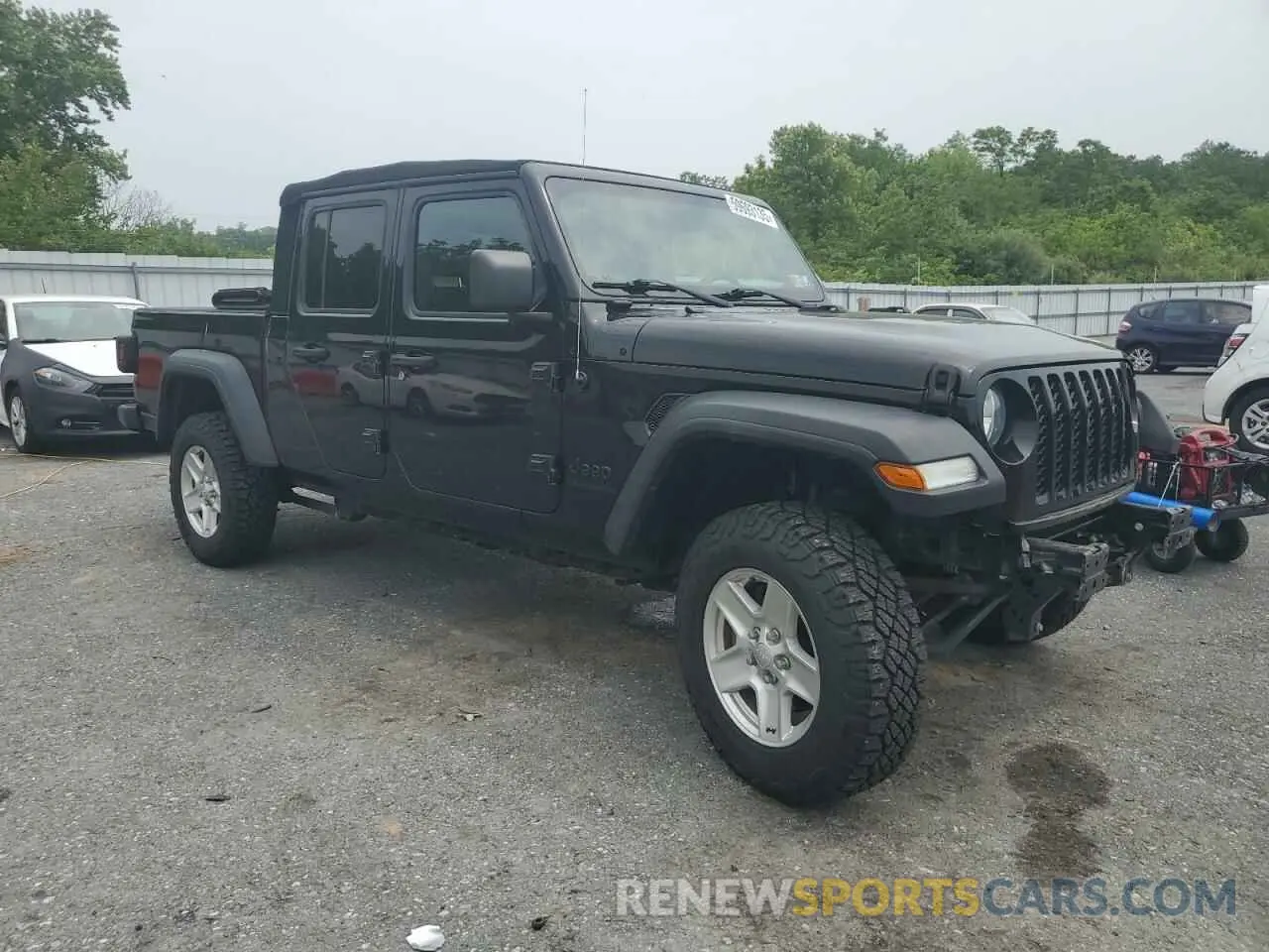 4 fotografías del automóvil dañado 1C6HJTAG5LL144201 JEEP GLADIATOR 2020