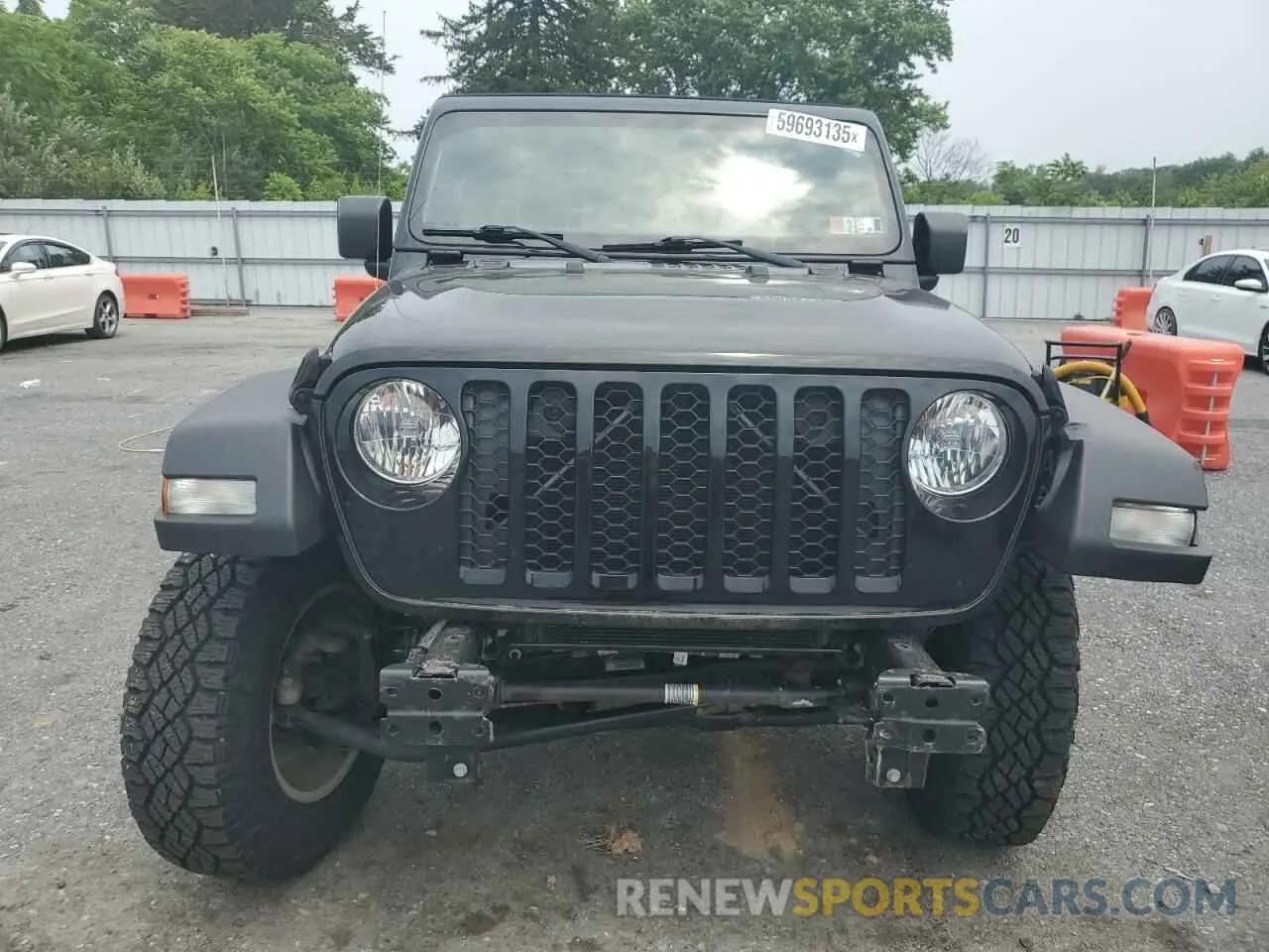 5 fotografías del automóvil dañado 1C6HJTAG5LL144201 JEEP GLADIATOR 2020