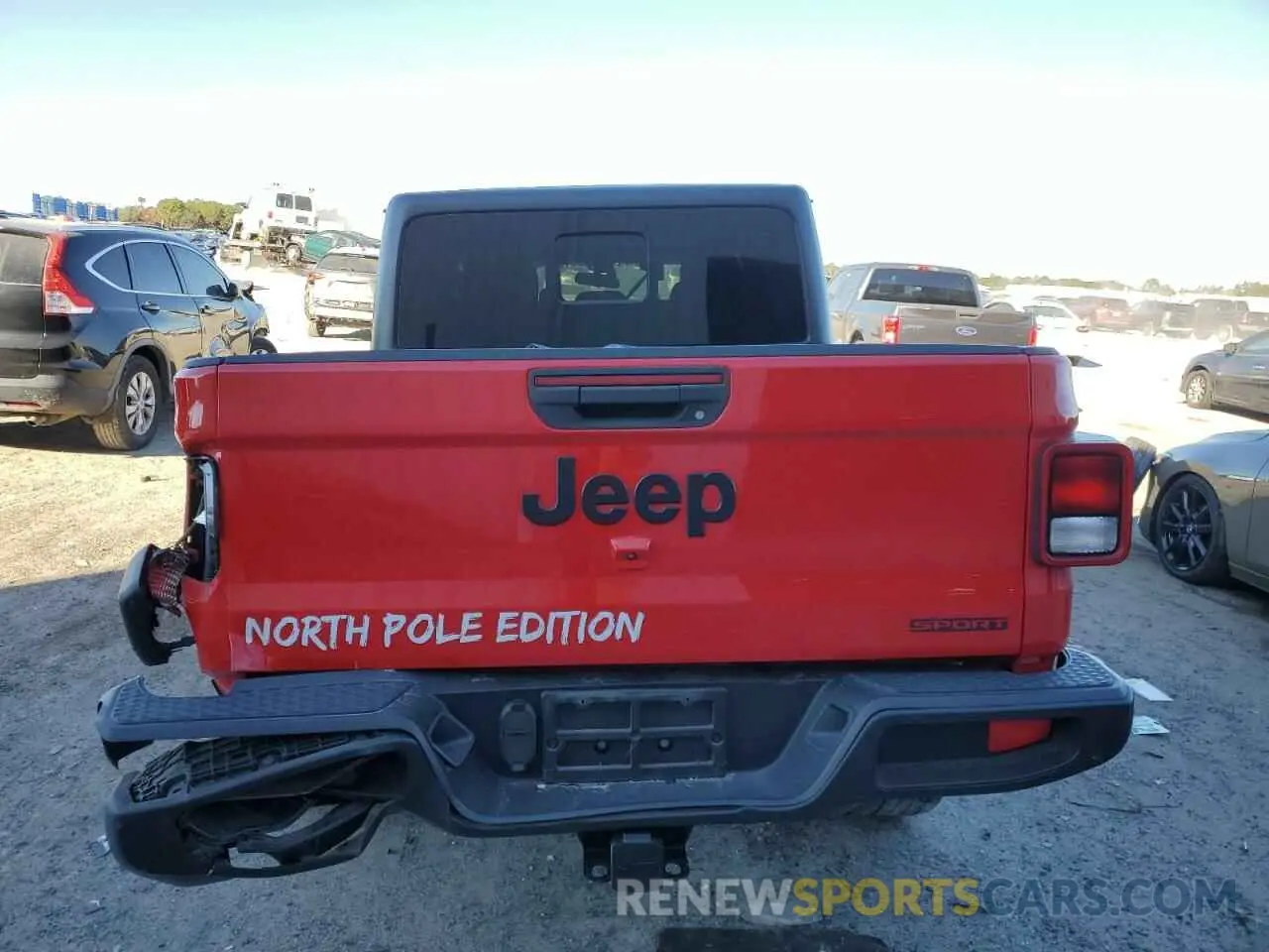 6 fotografías del automóvil dañado 1C6HJTAG6LL159581 JEEP GLADIATOR 2020