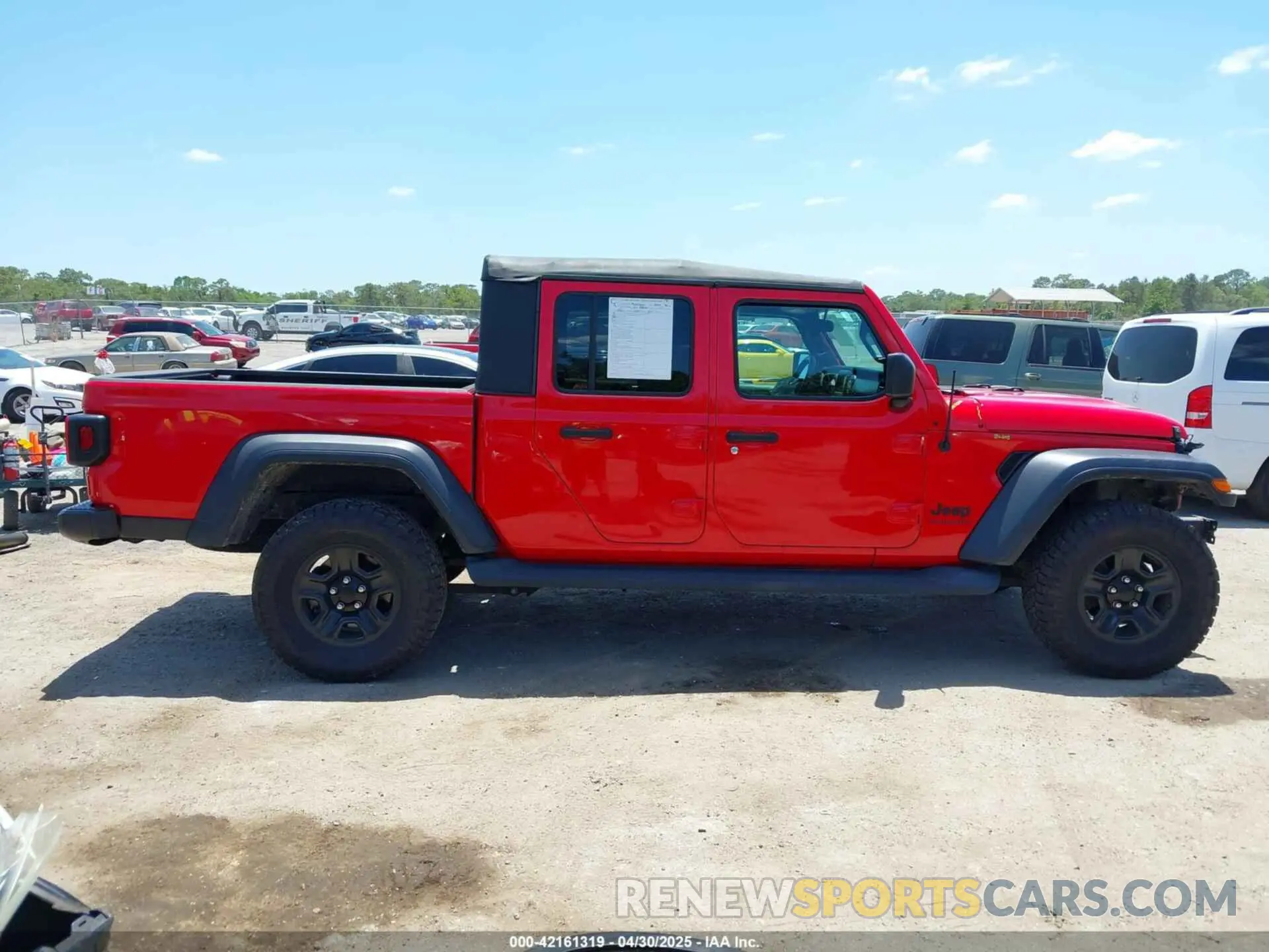 14 fotografías del automóvil dañado 1C6HJTAG6LL194119 JEEP GLADIATOR 2020