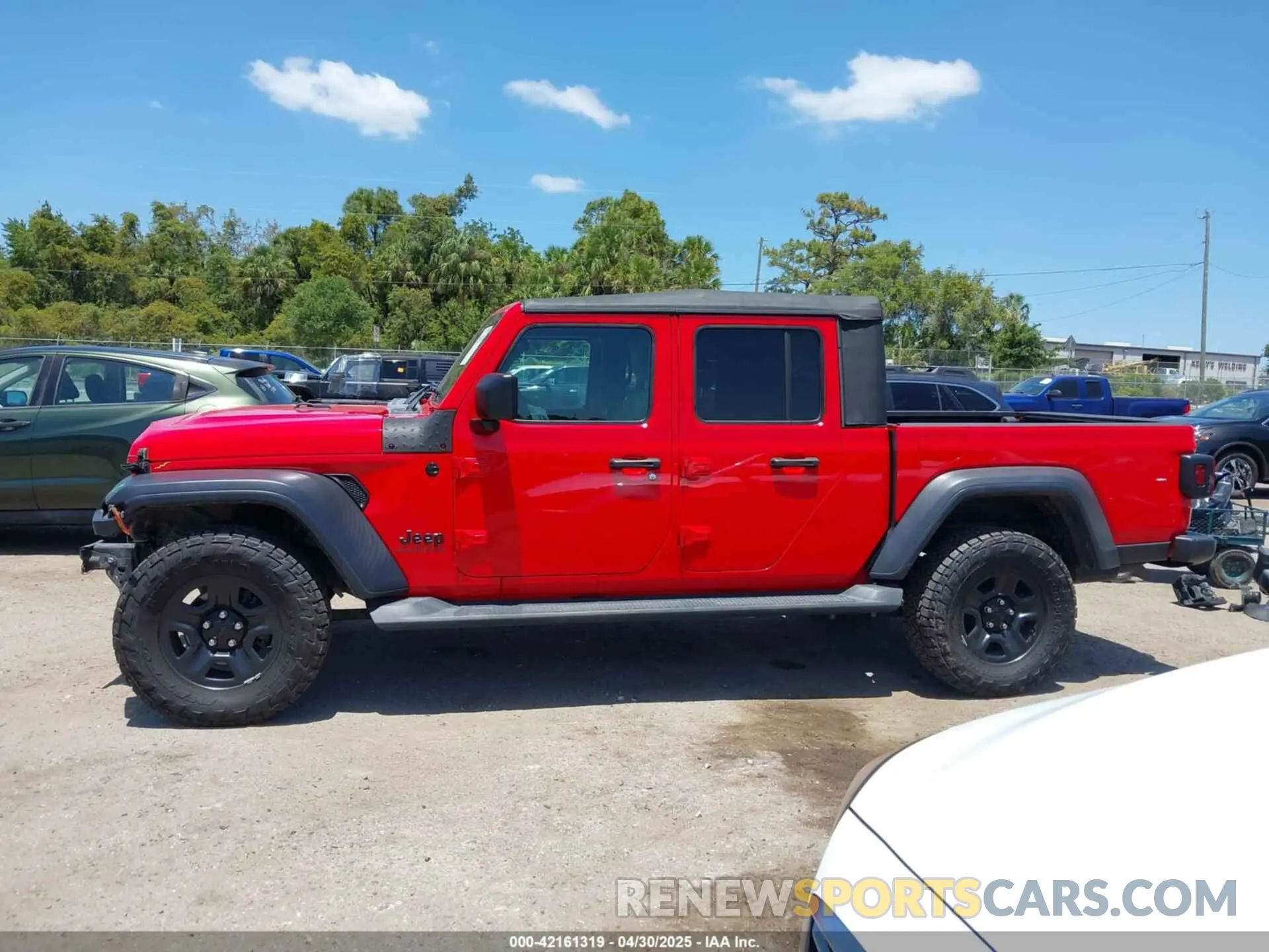 15 fotografías del automóvil dañado 1C6HJTAG6LL194119 JEEP GLADIATOR 2020