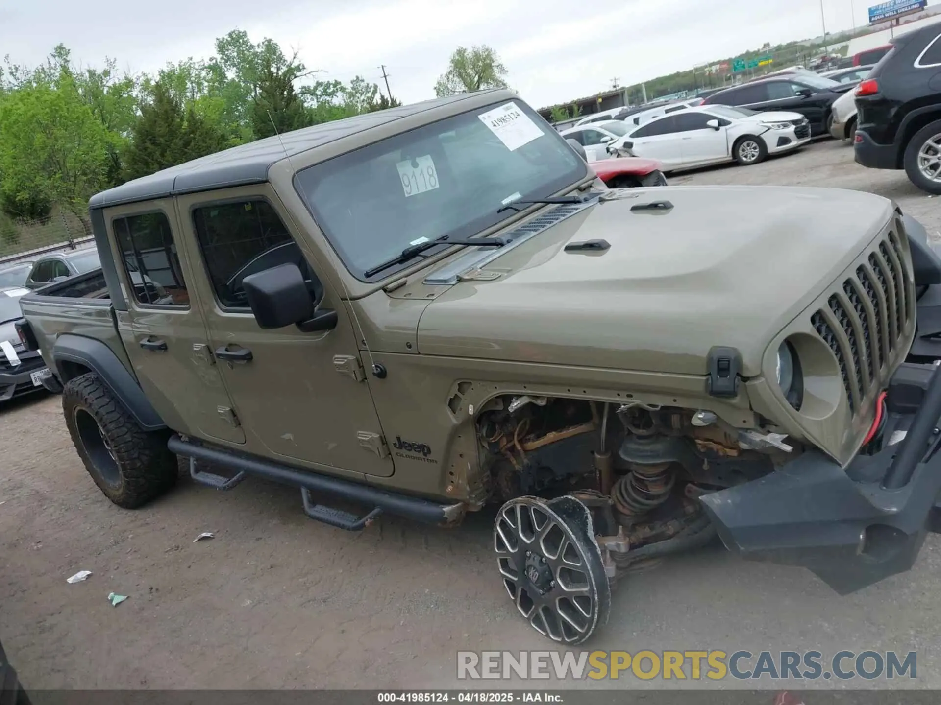 14 fotografías del automóvil dañado 1C6HJTAG6LL194671 JEEP GLADIATOR 2020