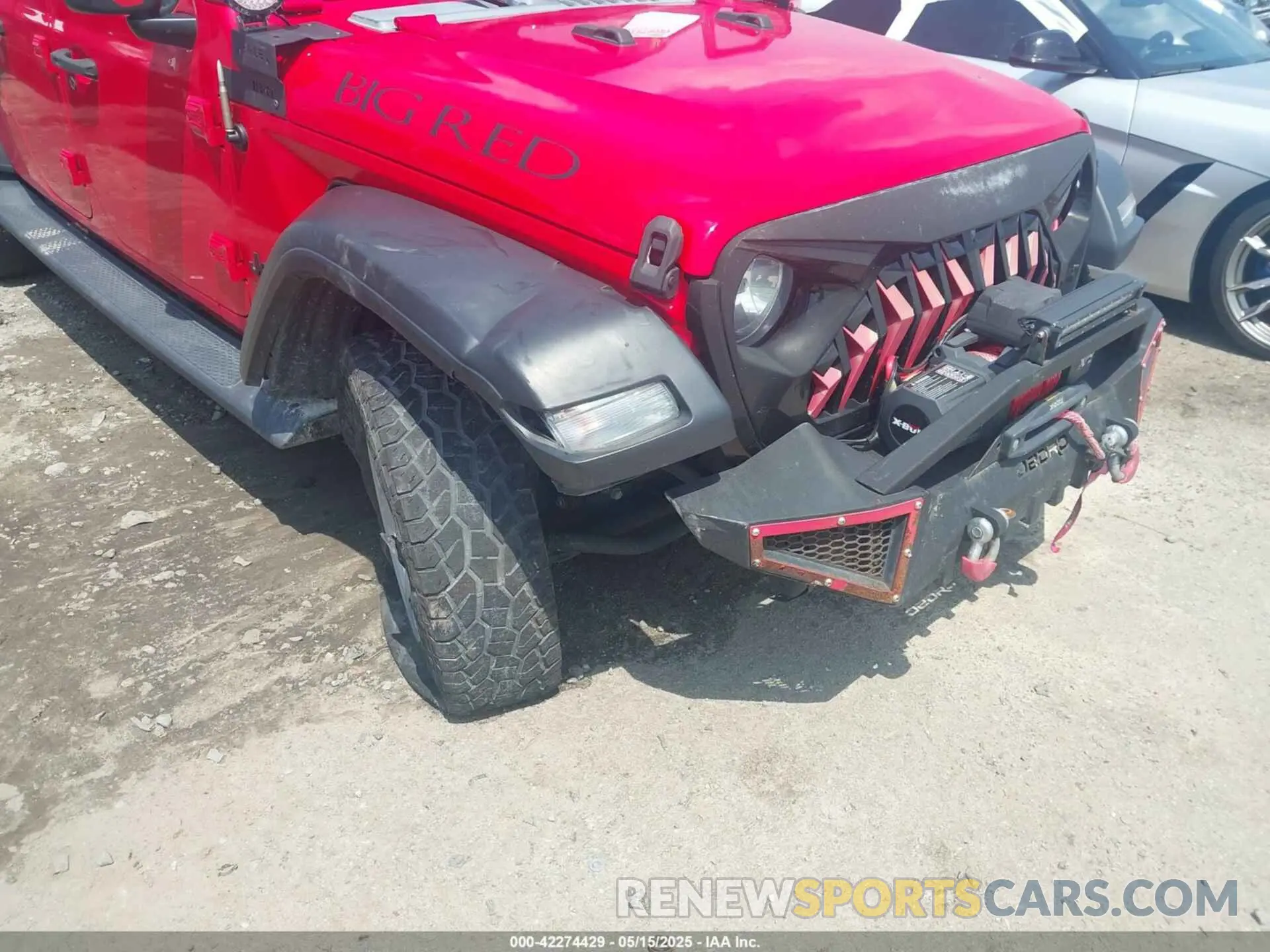 6 fotografías del automóvil dañado 1C6HJTAG7LL133586 JEEP GLADIATOR 2020