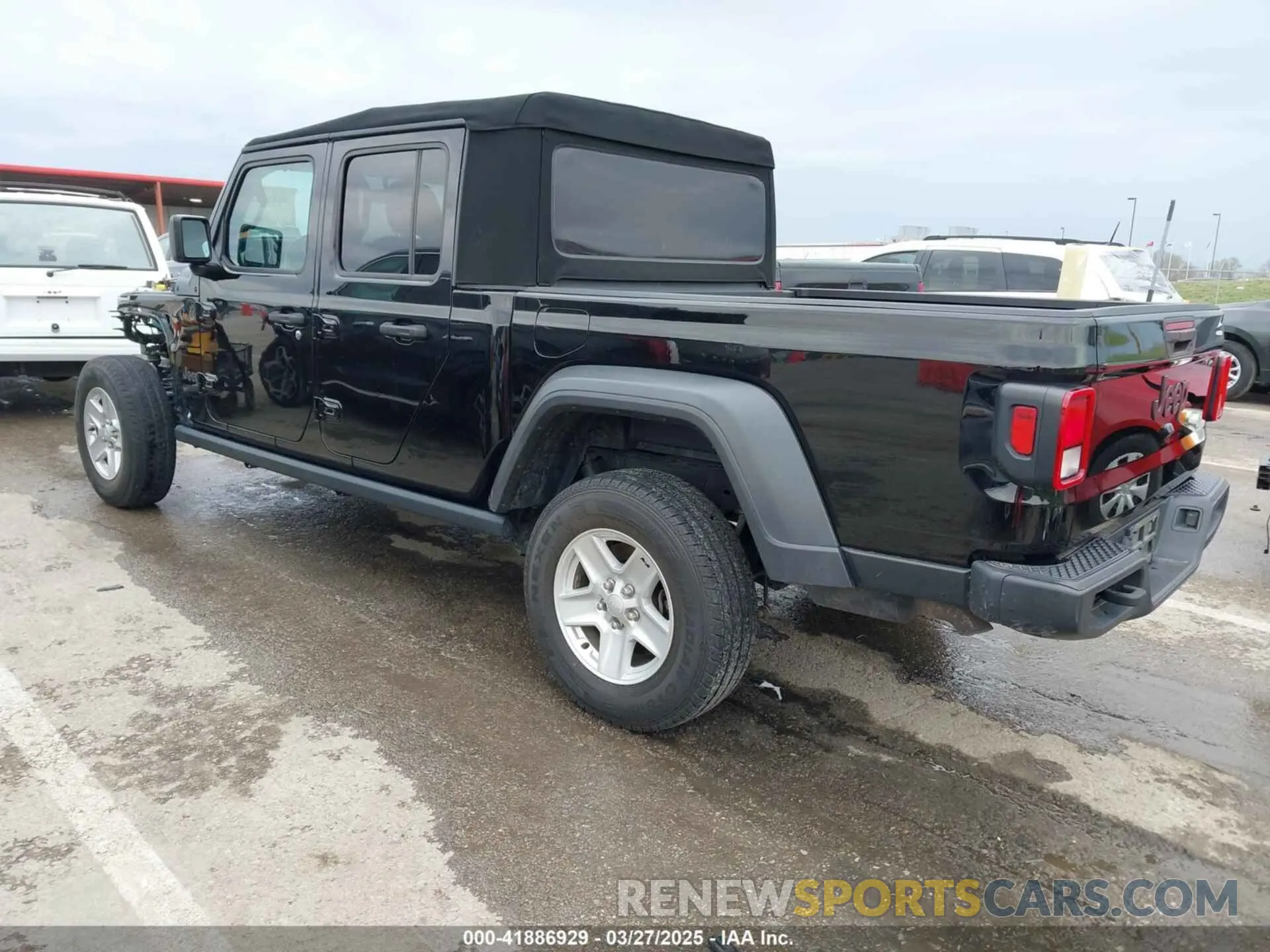 3 fotografías del automóvil dañado 1C6HJTAG8LL122726 JEEP GLADIATOR 2020