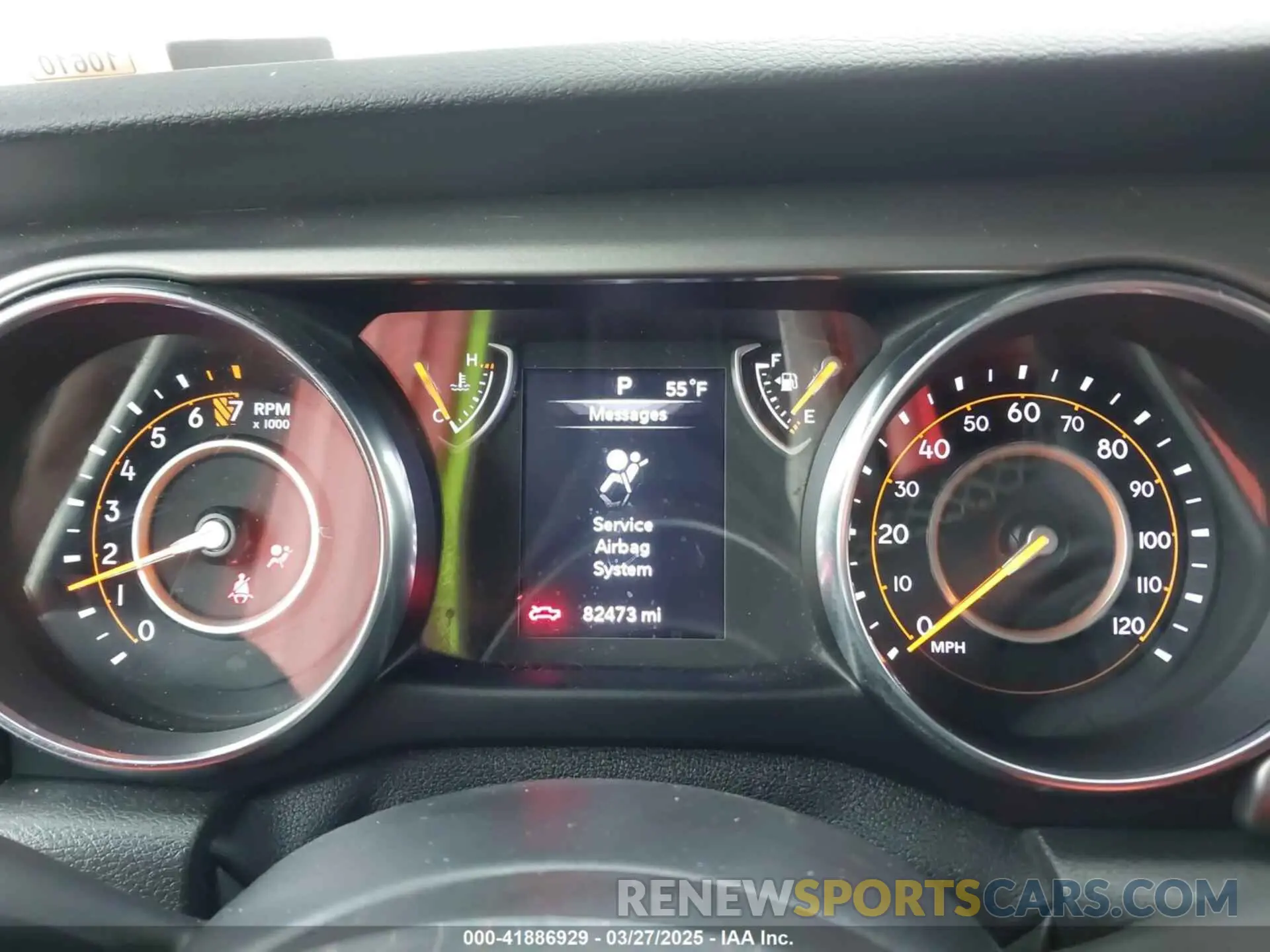 7 fotografías del automóvil dañado 1C6HJTAG8LL122726 JEEP GLADIATOR 2020