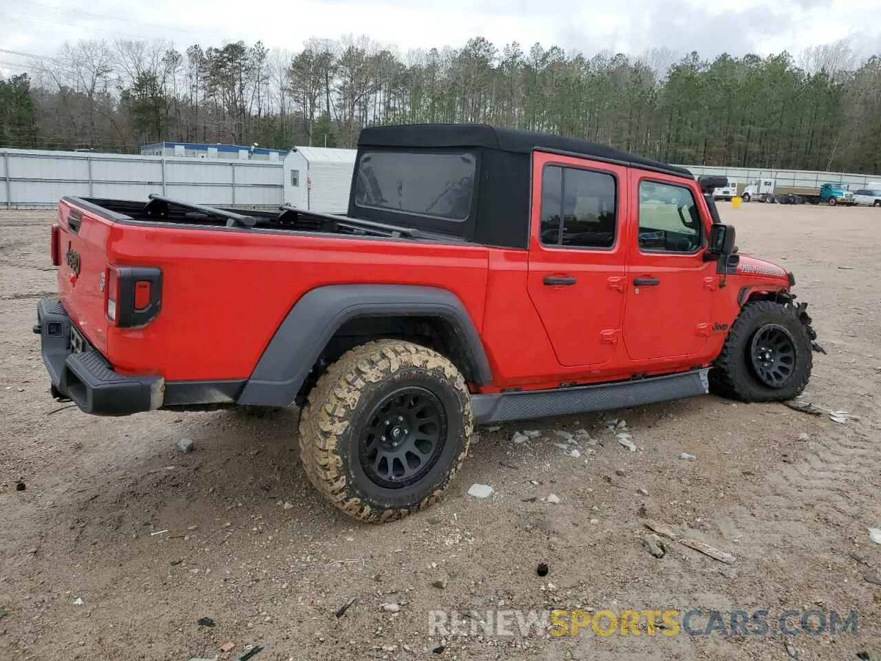 3 fotografías del automóvil dañado 1C6HJTAGXLL101425 JEEP GLADIATOR 2020