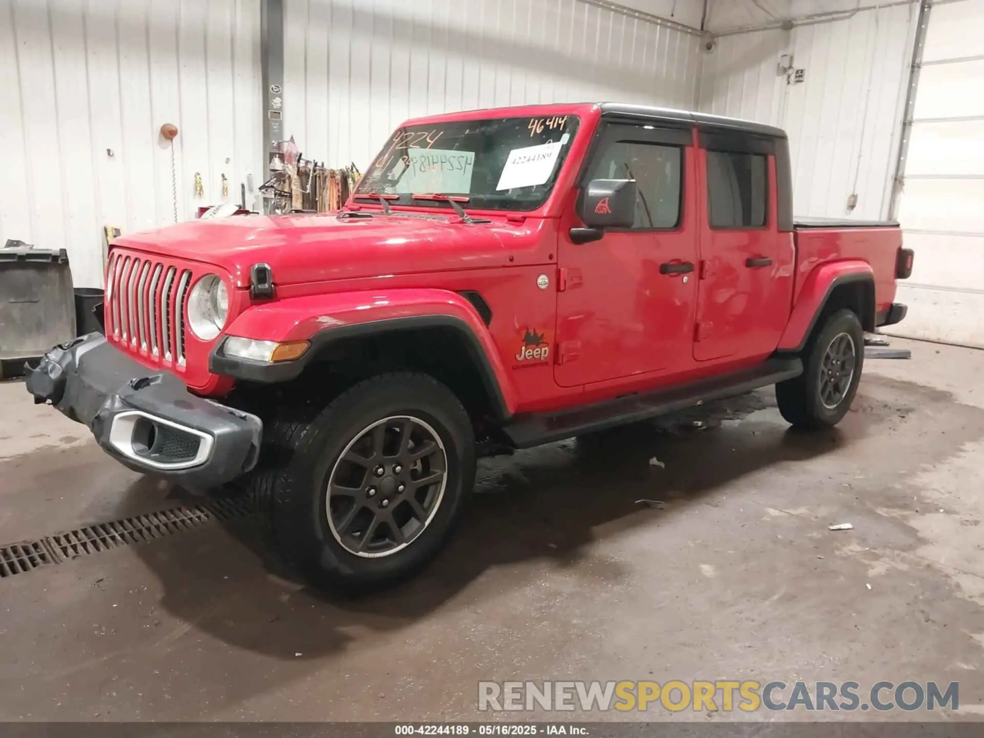 2 fotografías del automóvil dañado 1C6HJTFG1LL129994 JEEP GLADIATOR 2020