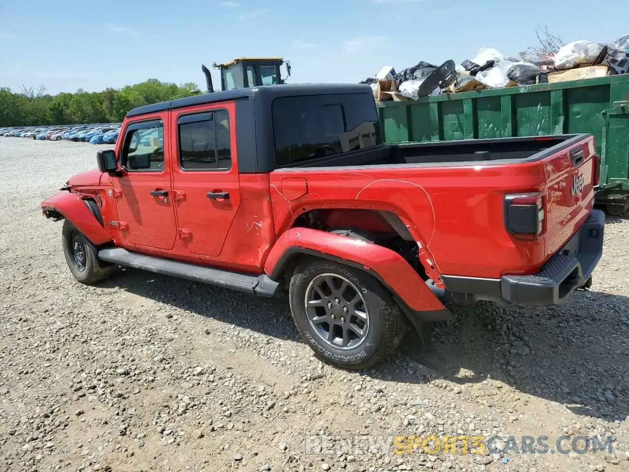 2 fotografías del automóvil dañado 1C6HJTFG1LL198586 JEEP GLADIATOR 2020