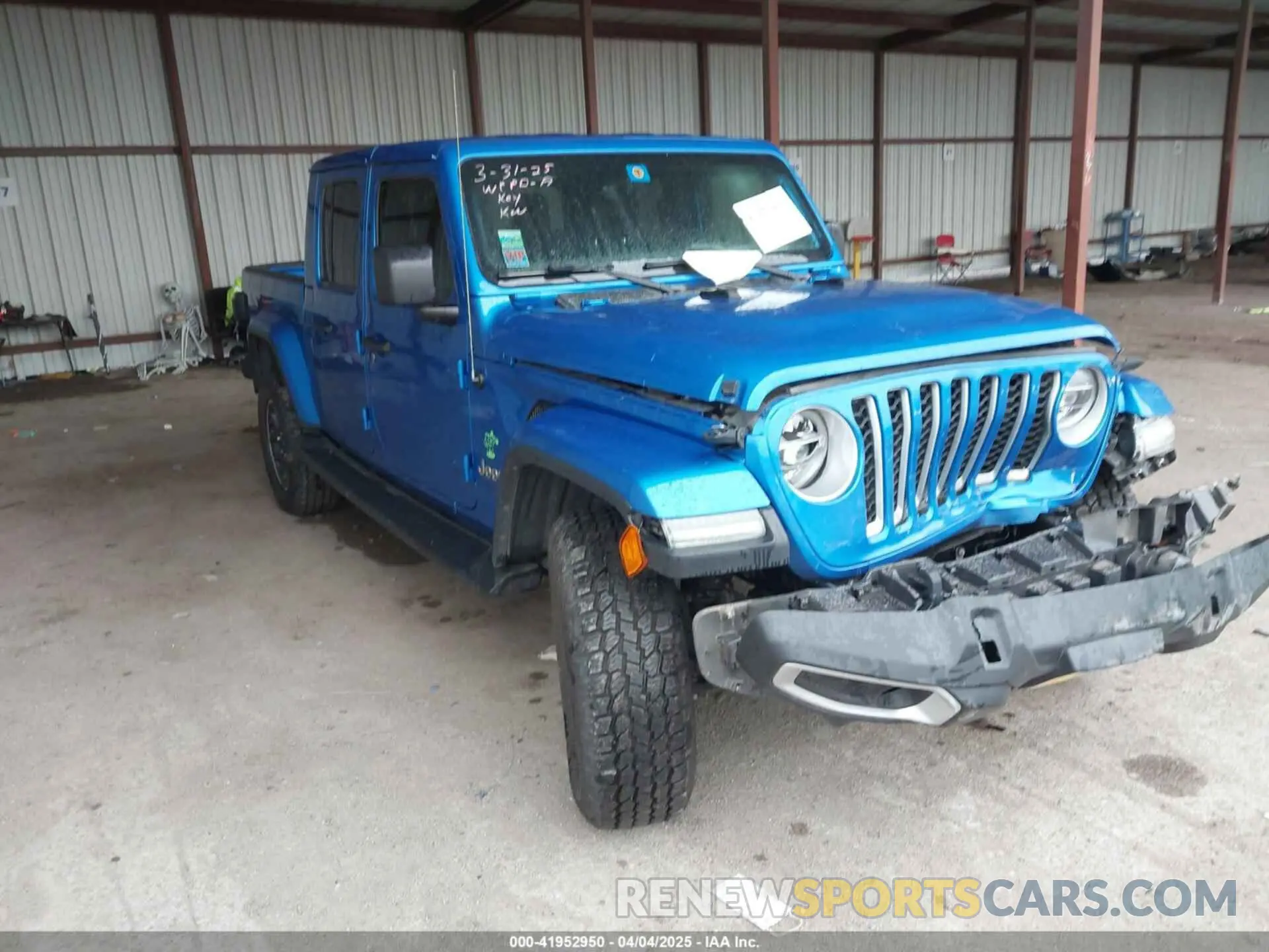 1 fotografías del automóvil dañado 1C6HJTFG6LL212997 JEEP GLADIATOR 2020