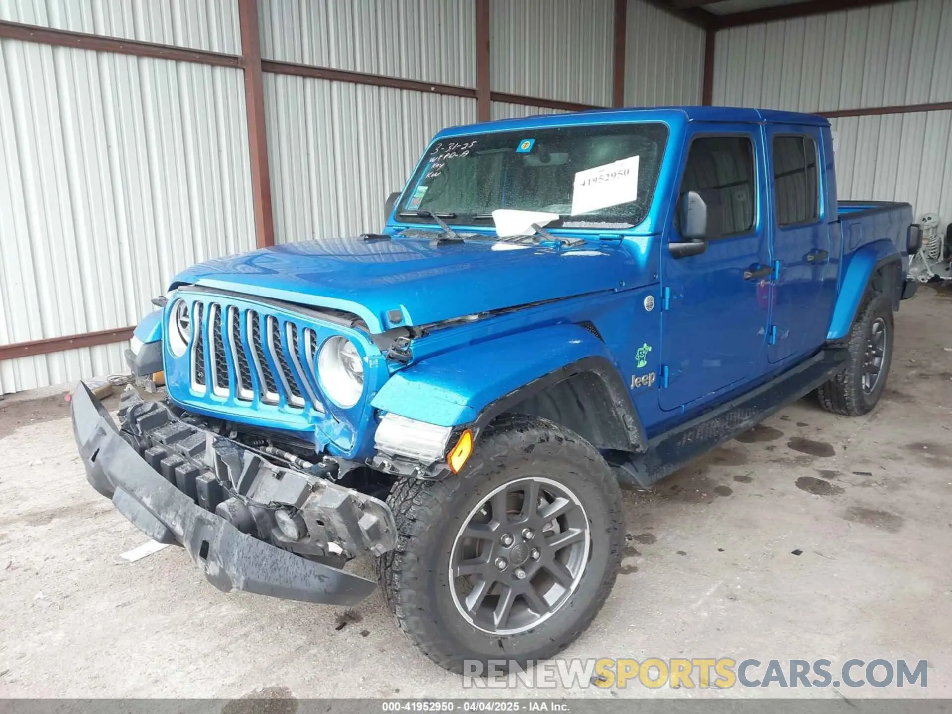 2 fotografías del automóvil dañado 1C6HJTFG6LL212997 JEEP GLADIATOR 2020
