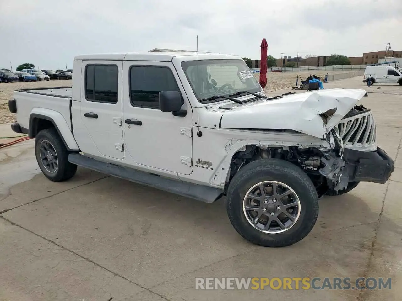 4 fotografías del automóvil dañado 1C6HJTFG8LL180005 JEEP GLADIATOR 2020