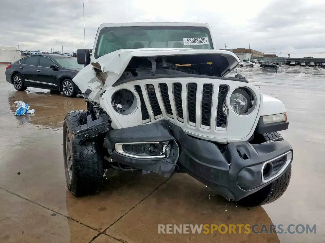5 fotografías del automóvil dañado 1C6HJTFG8LL180005 JEEP GLADIATOR 2020