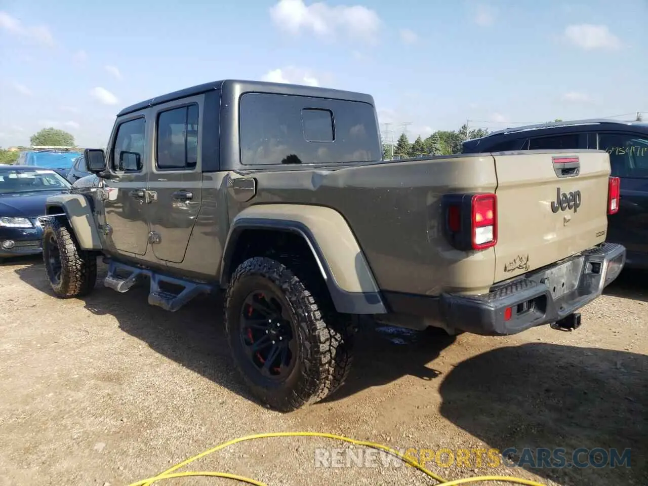 2 fotografías del automóvil dañado 1C6JJTAG4LL216314 JEEP GLADIATOR 2020