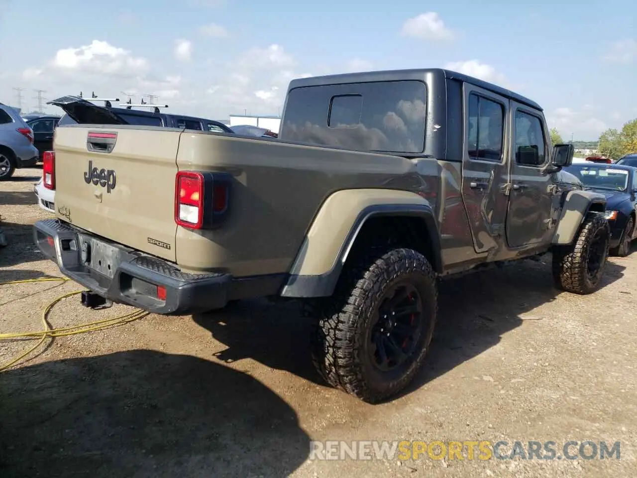 3 fotografías del automóvil dañado 1C6JJTAG4LL216314 JEEP GLADIATOR 2020