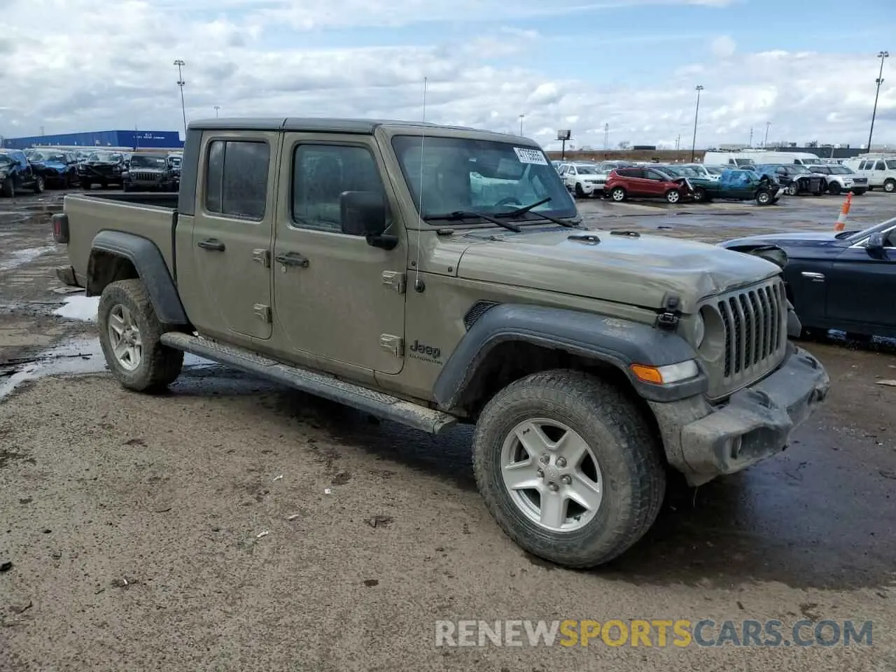 4 fotografías del automóvil dañado 1C6JJTAG5LL161436 JEEP GLADIATOR 2020