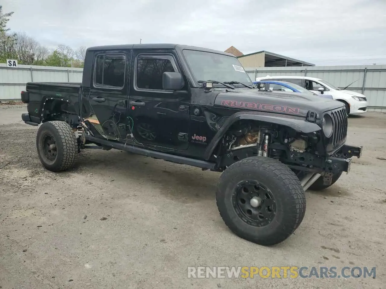 4 fotografías del automóvil dañado 1C6JJTBG0LL163075 JEEP GLADIATOR 2020