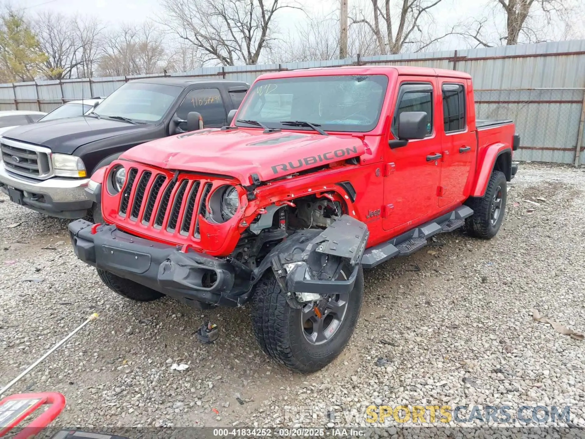2 fotografías del automóvil dañado 1C6JJTBG1LL168379 JEEP GLADIATOR 2020