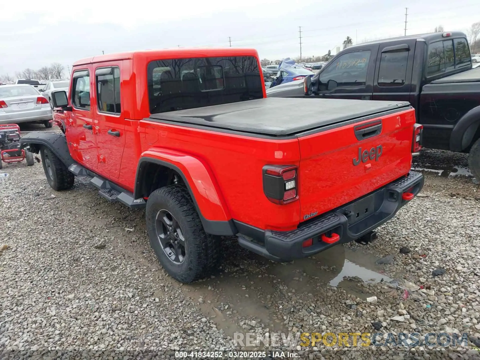 3 fotografías del automóvil dañado 1C6JJTBG1LL168379 JEEP GLADIATOR 2020